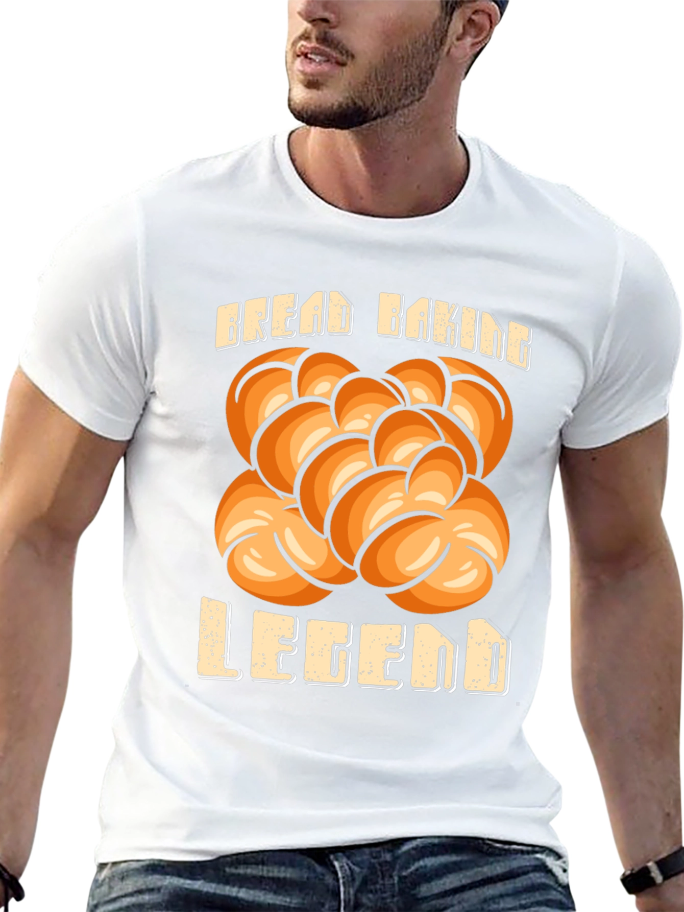 Black Bread Baking Legend T-Shirt, Funny Baker Tee view 13