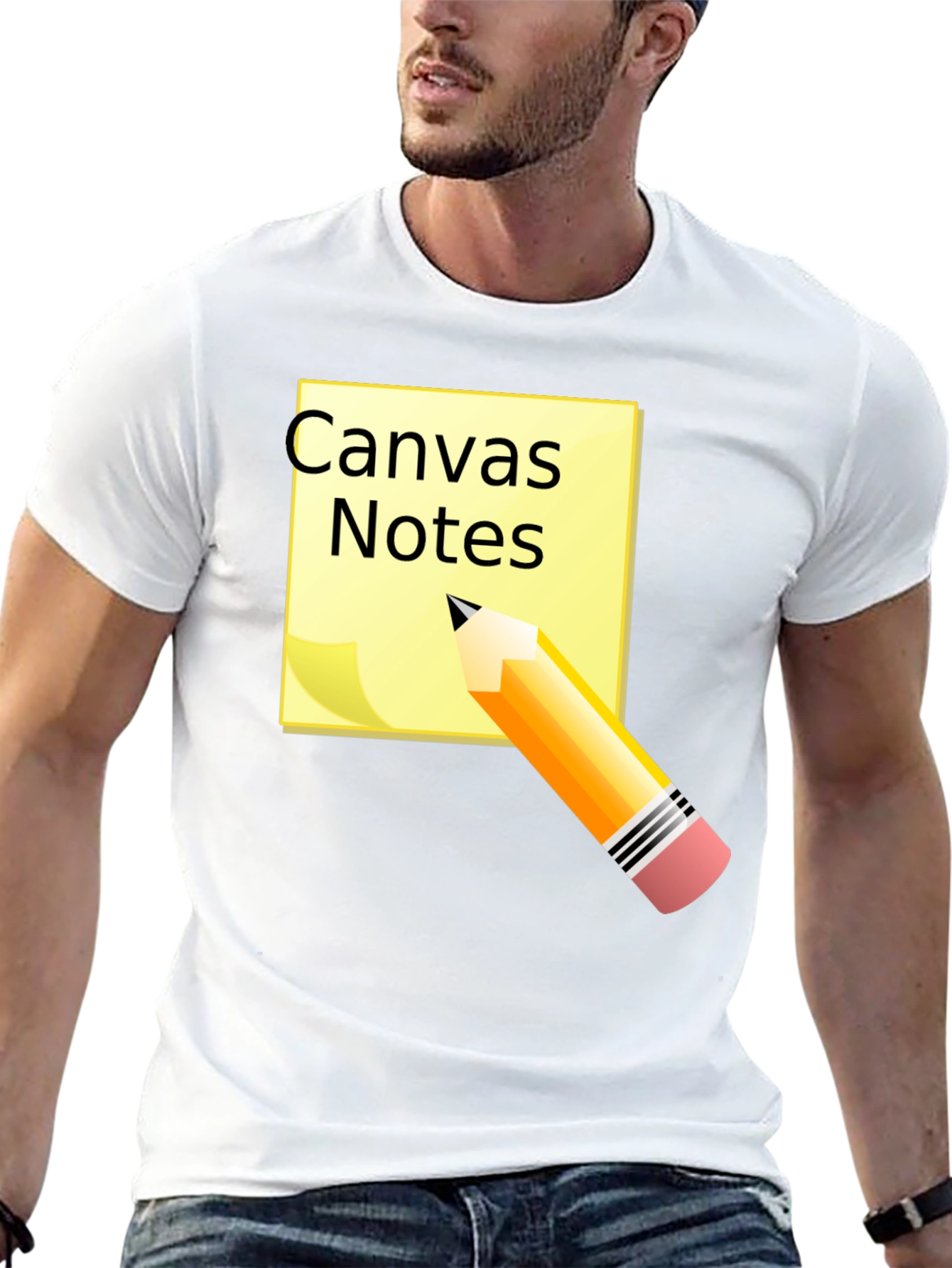 Black Canvas Notes Graphic Tee view 13