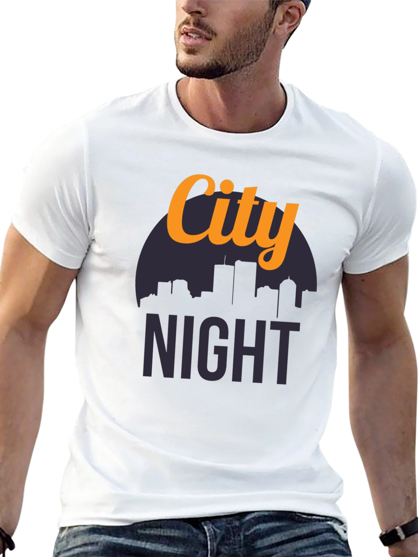Black City Night T-Shirt - Urban Style view 13