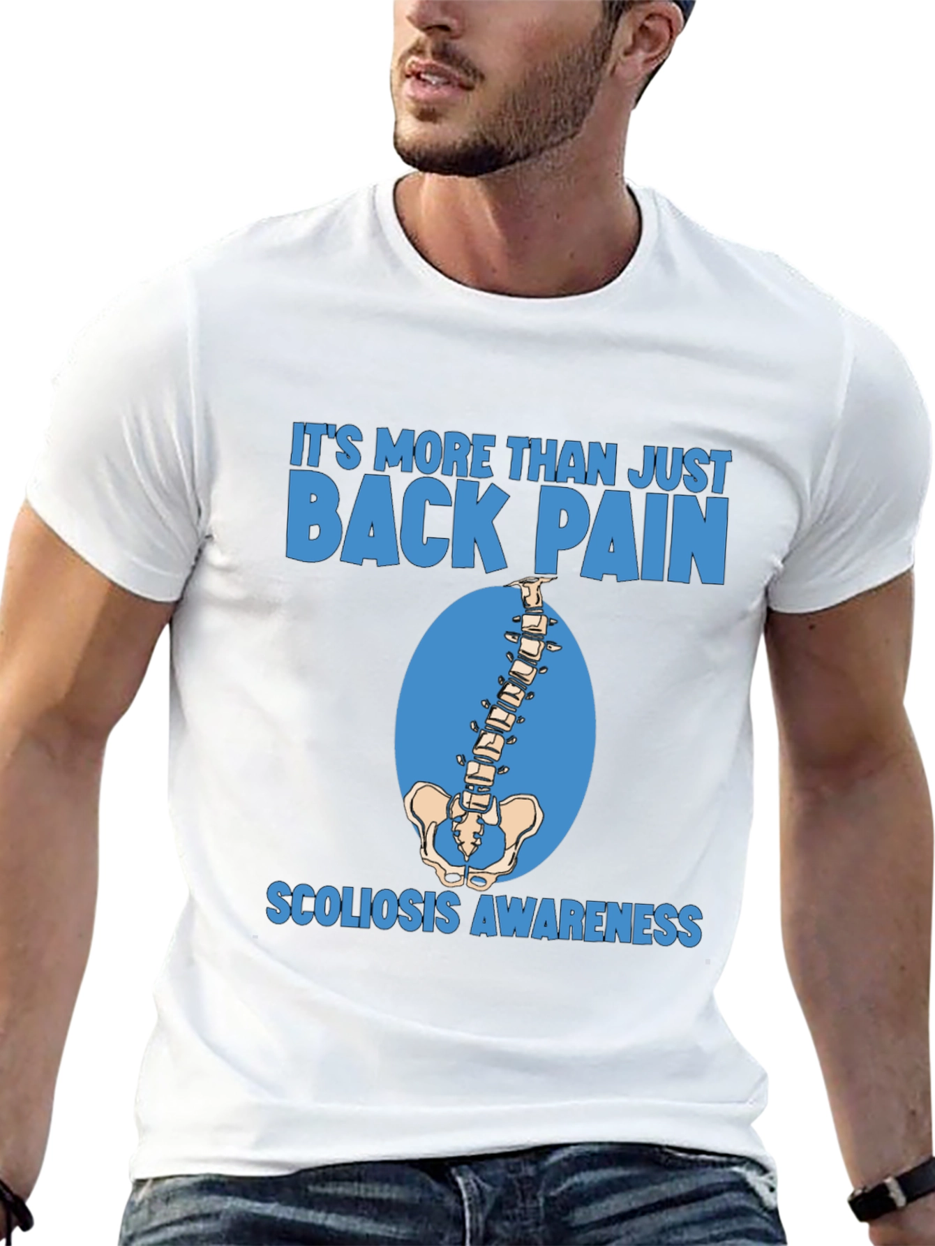 Scoliosis Awareness T-Shirt - More Than Back Pain - 13
