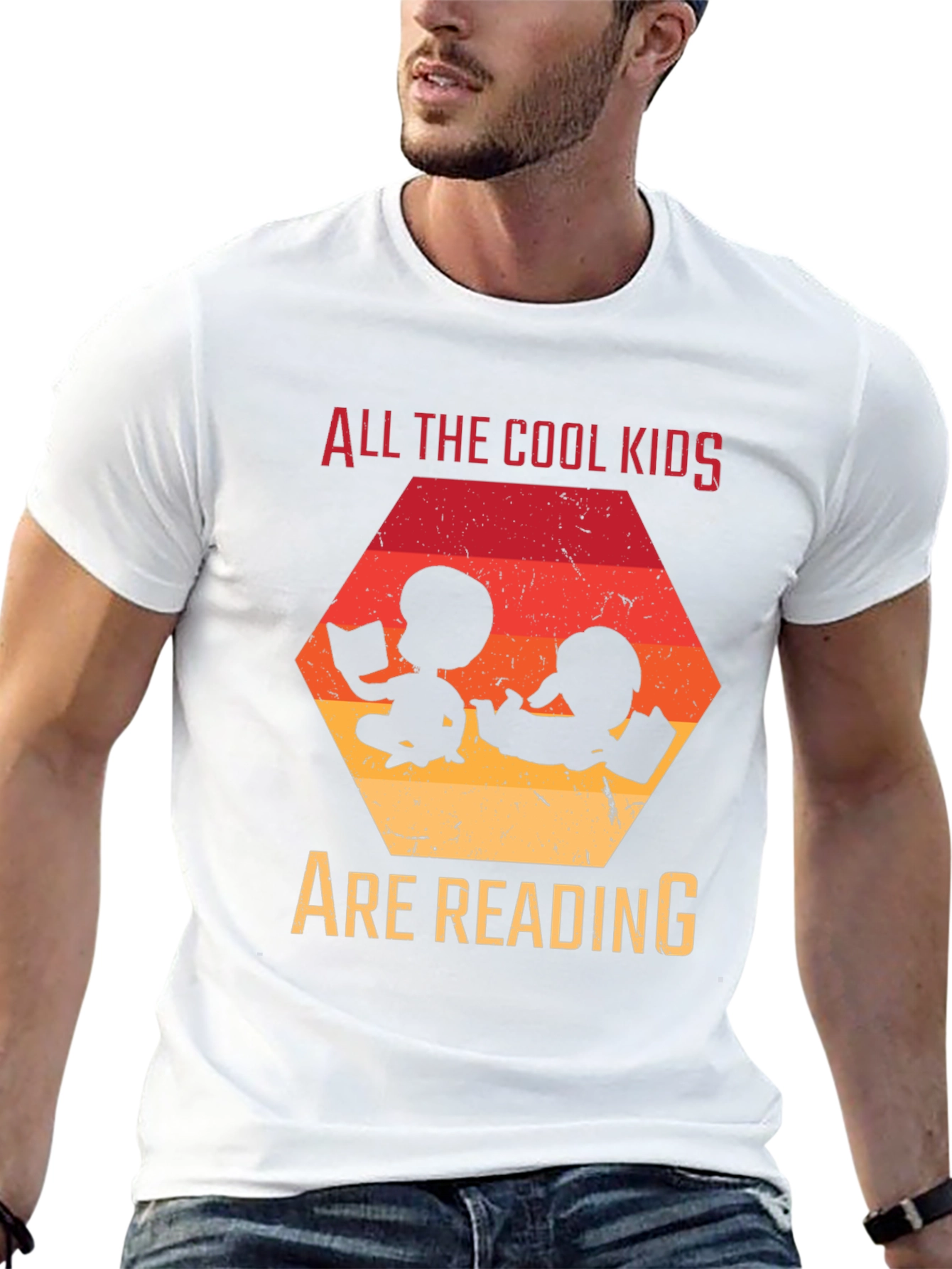 Black Cool Kids Reading Graphic Tee - Black T-Shirt view 13