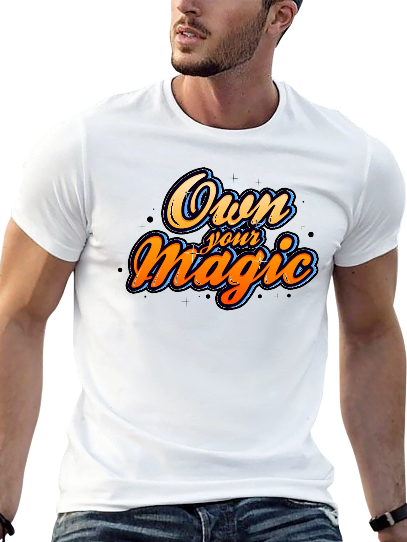 Black Own Your Magic Graphic T-Shirt - Black view 13