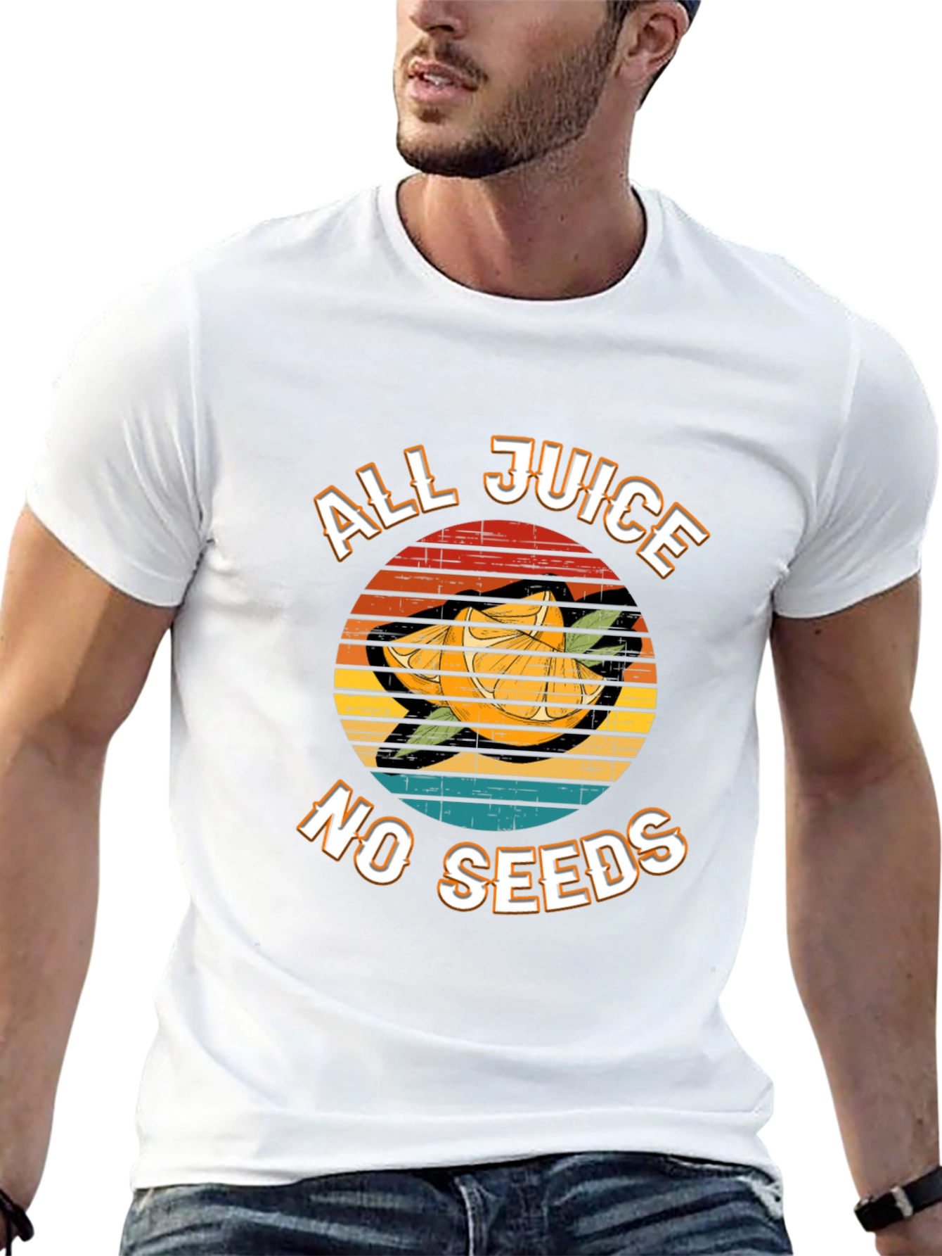 Black All Juice No Seeds Graphic Tee view 13