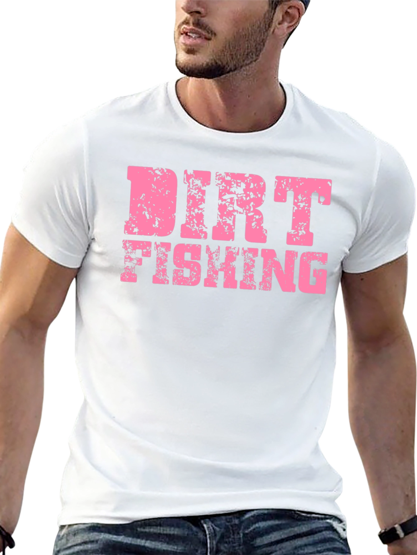 Black Dirt Fishing Graphic T-Shirt - Black view 13