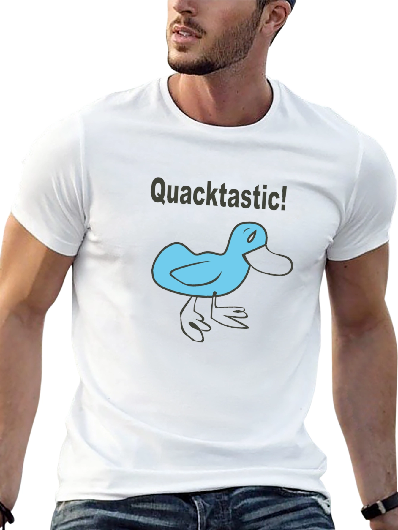 Black Quacktastic Duck Graphic Black T-Shirt view 13