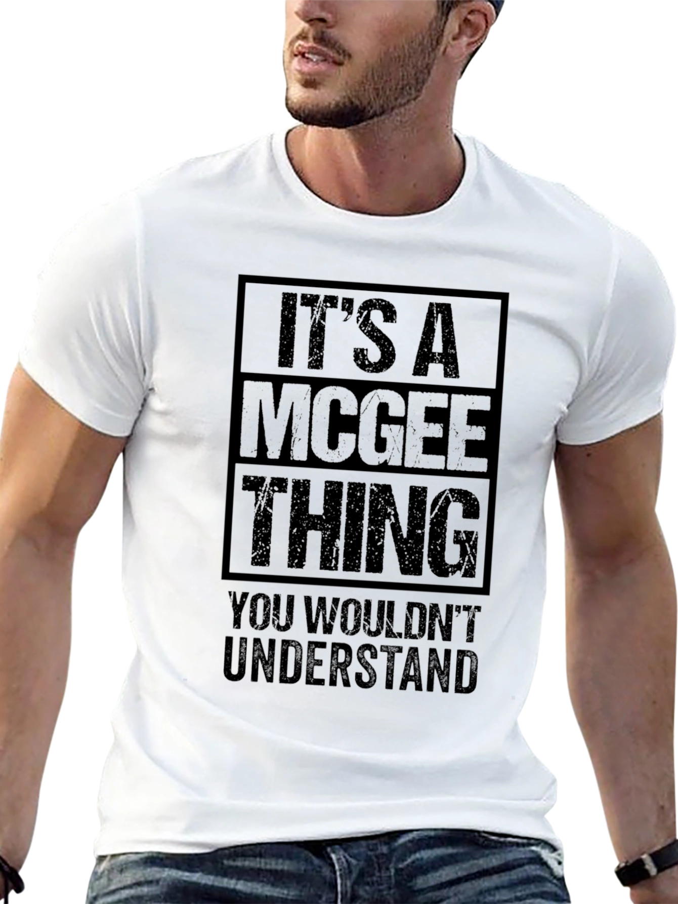 Black It's A Mcgee Thing T-Shirt view 13