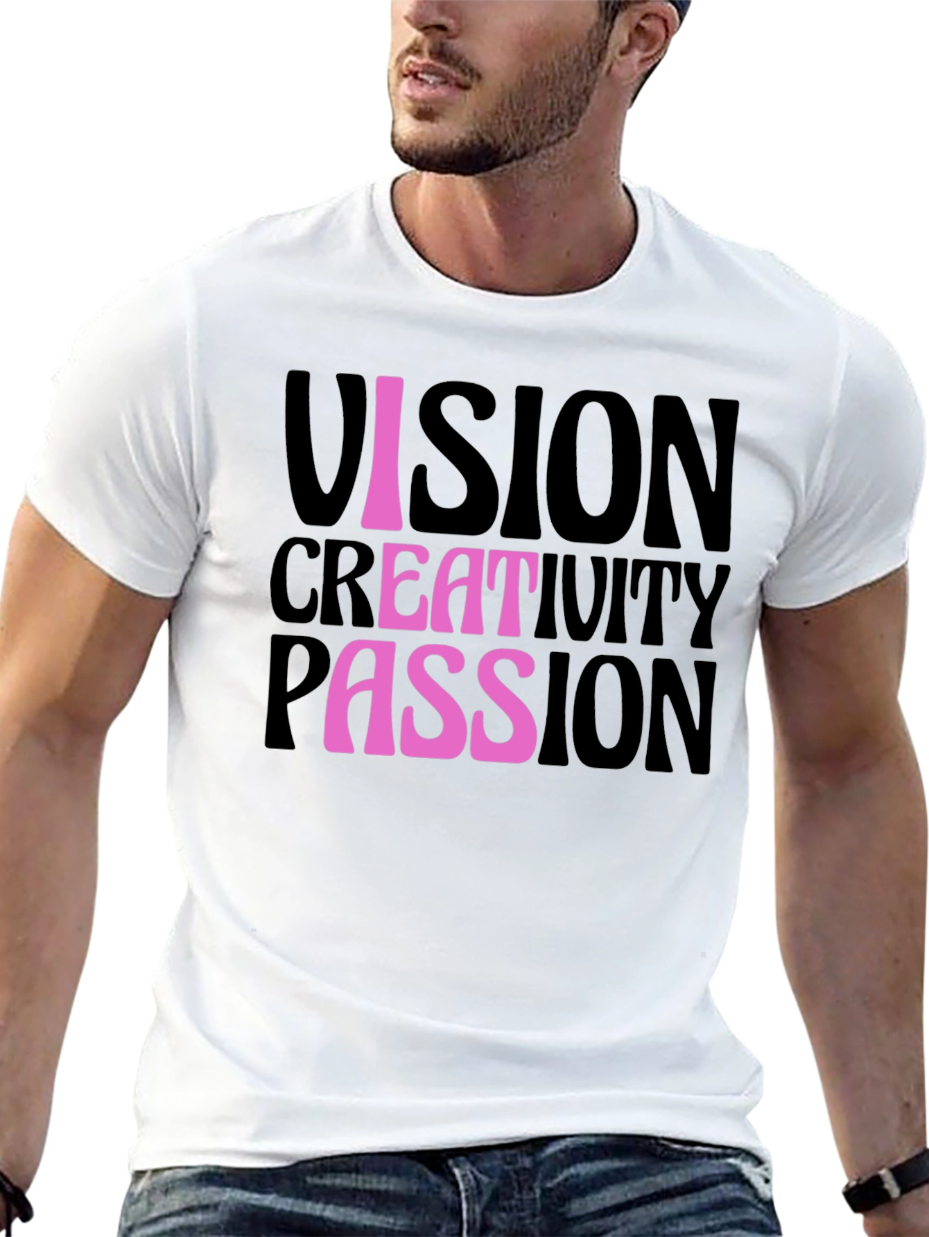 Black Vision, Creativity, Passion T-Shirt view 13