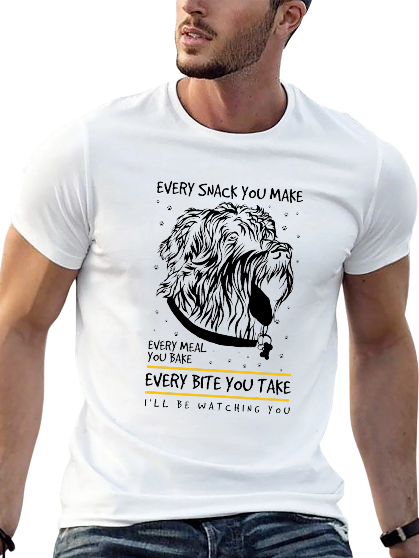 Black Dog Lover T-Shirt - Every Bite You Take view 13