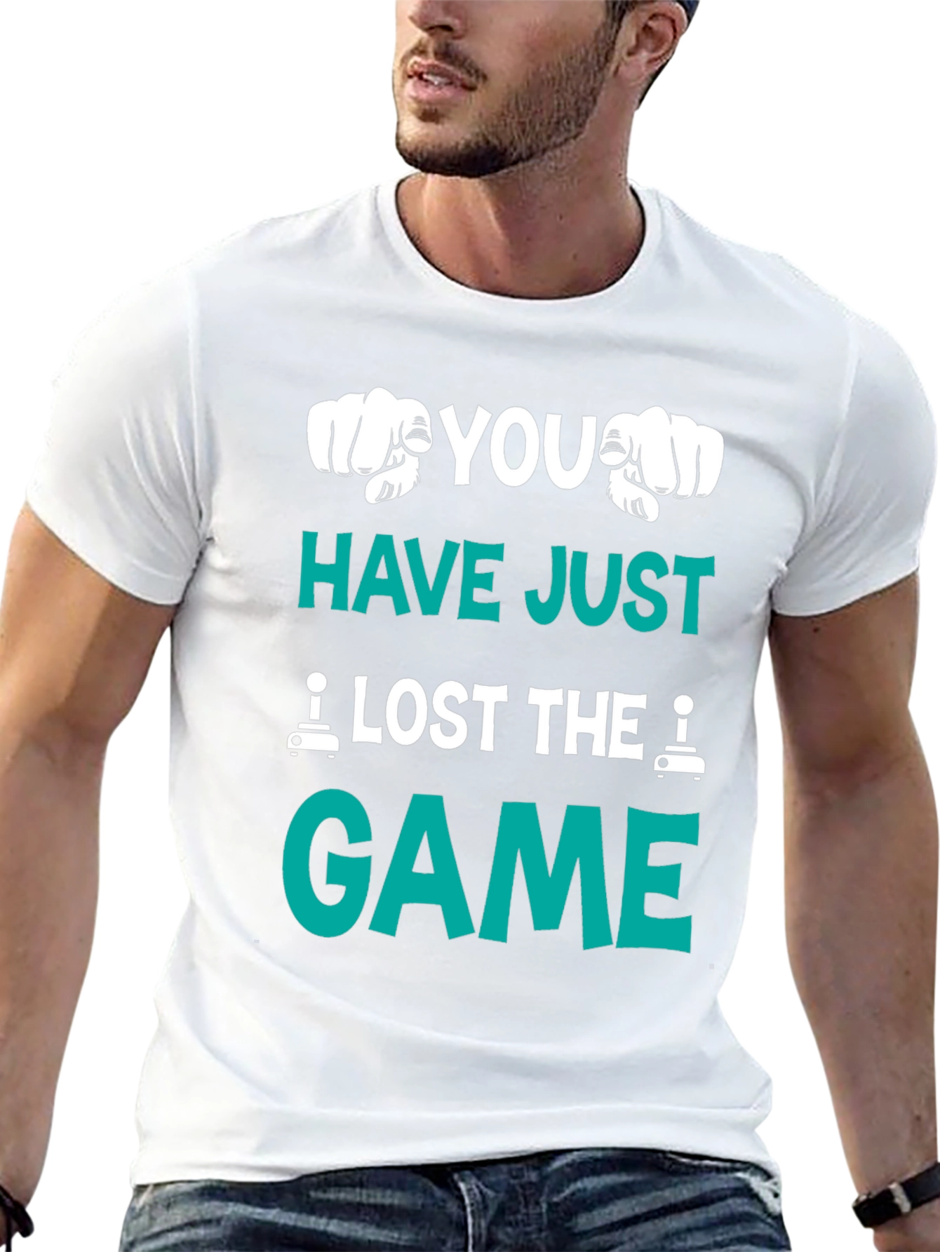 Black You Lost The Game Graphic Tee - Gamer Style view 13