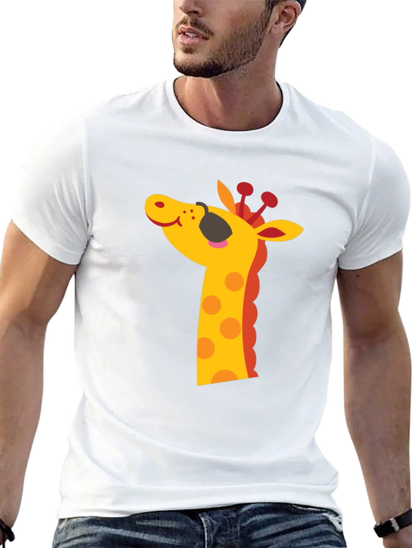 Black Black Giraffe T-Shirt view 13