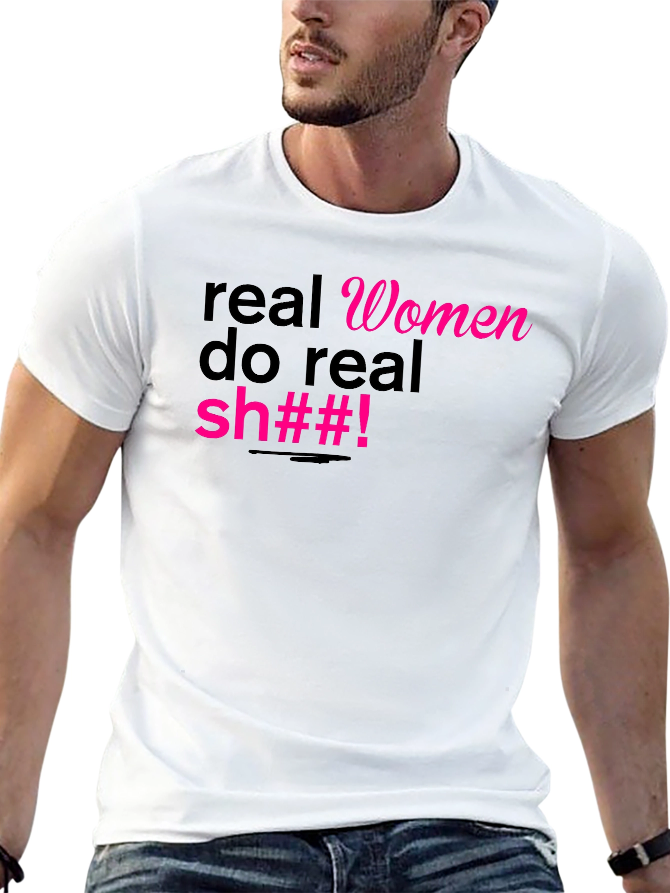 Black Real Women Do Real Sh##! Graphic Tee view 13