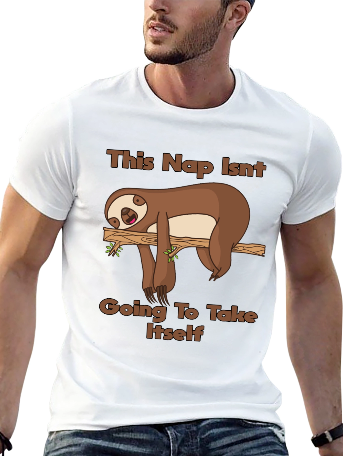 Black Sloth Nap T-Shirt - Funny Lazy Day Tee view 13