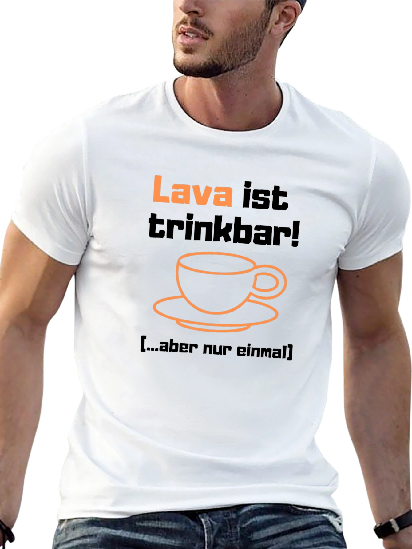 Black Lava is Trinkbar T-Shirt - German Humor Tee view 13