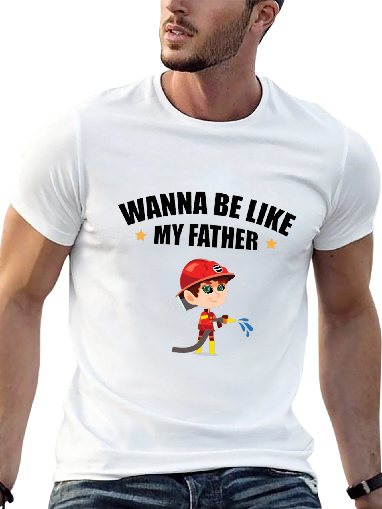 Wanna Be Like My Father Graphic T-Shirt - 13