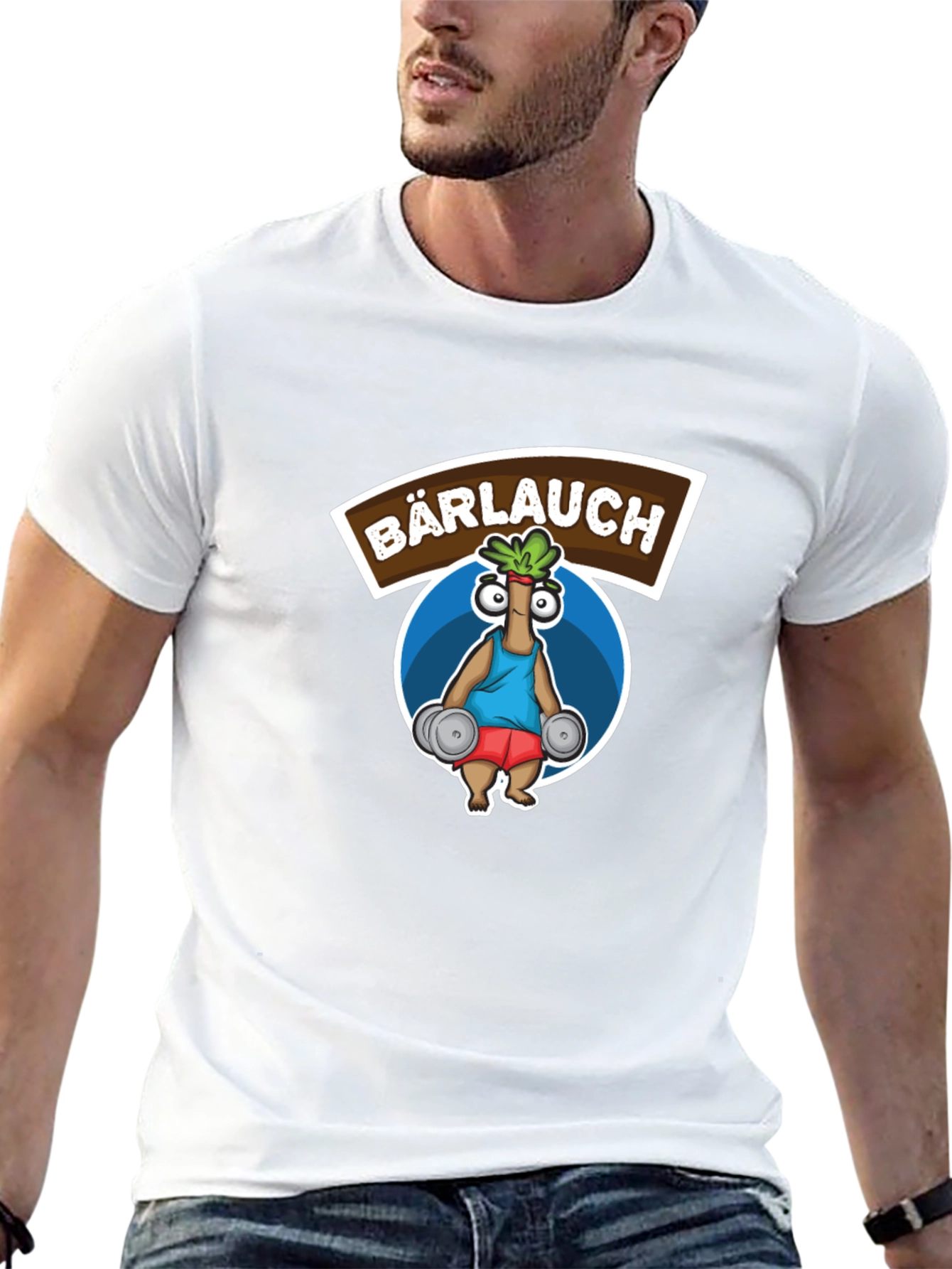 Barlauch Workout Graphic Tee - Black Cotton T-Shirt - 13