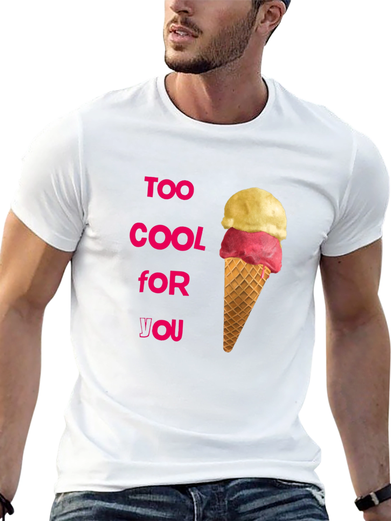 Black Too Cool Ice Cream T-Shirt view 13