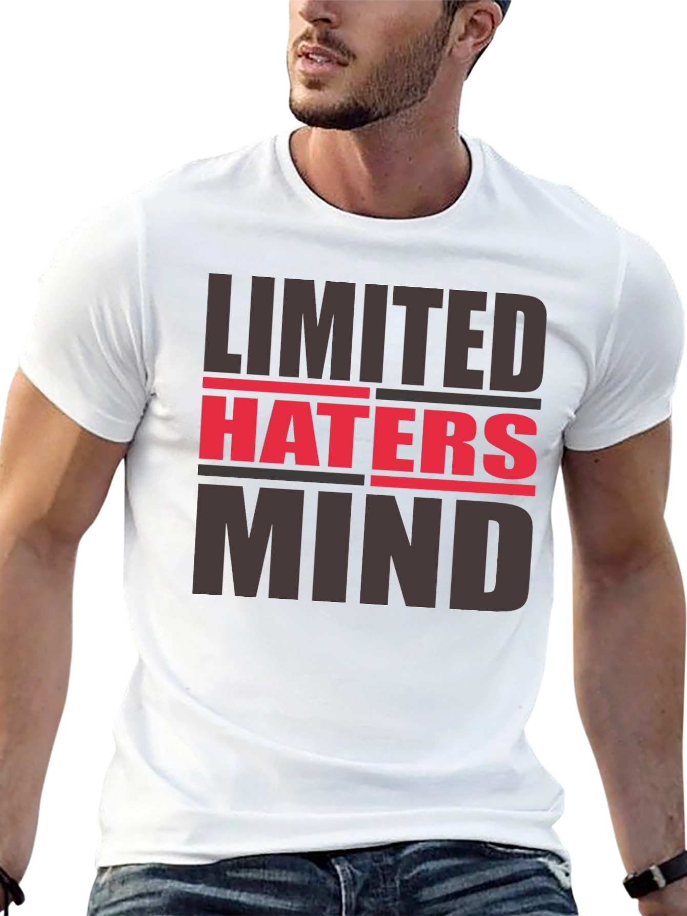 Black Limited Haters Mind Graphic Tee view 13