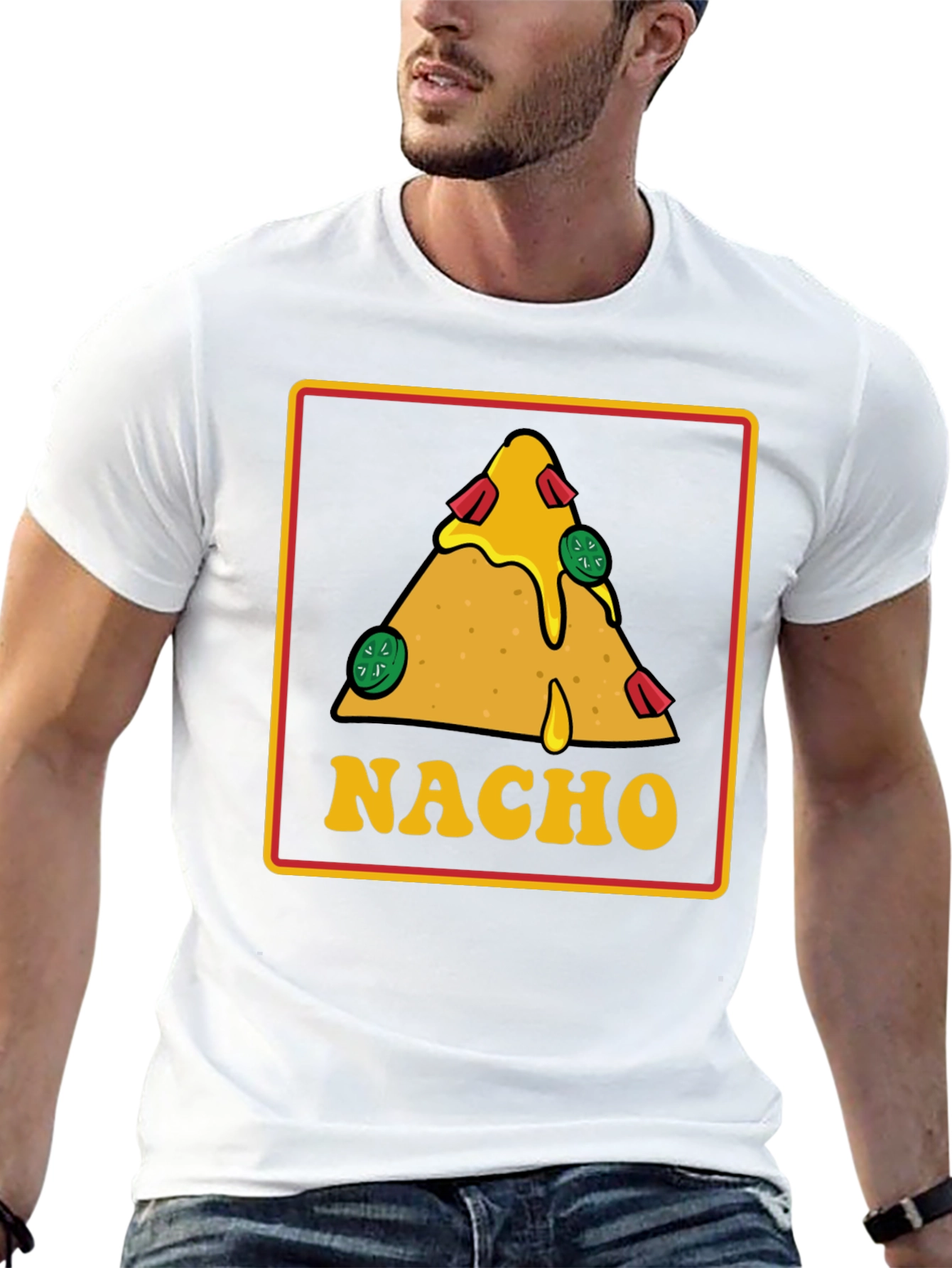 Black Nacho T-Shirt: Foodie Fun! view 13