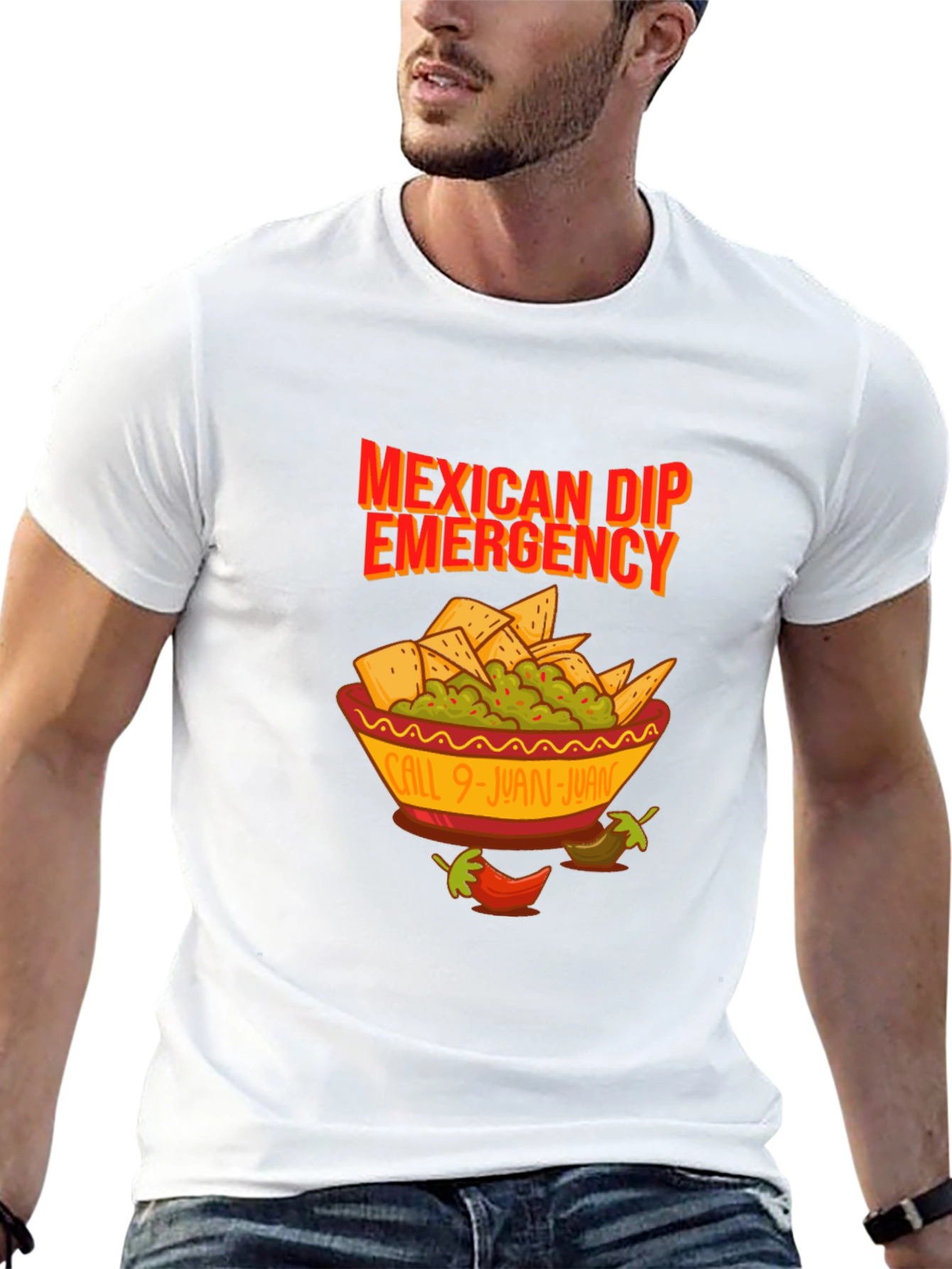 Black Mexican Dip Emergency T-Shirt view 13