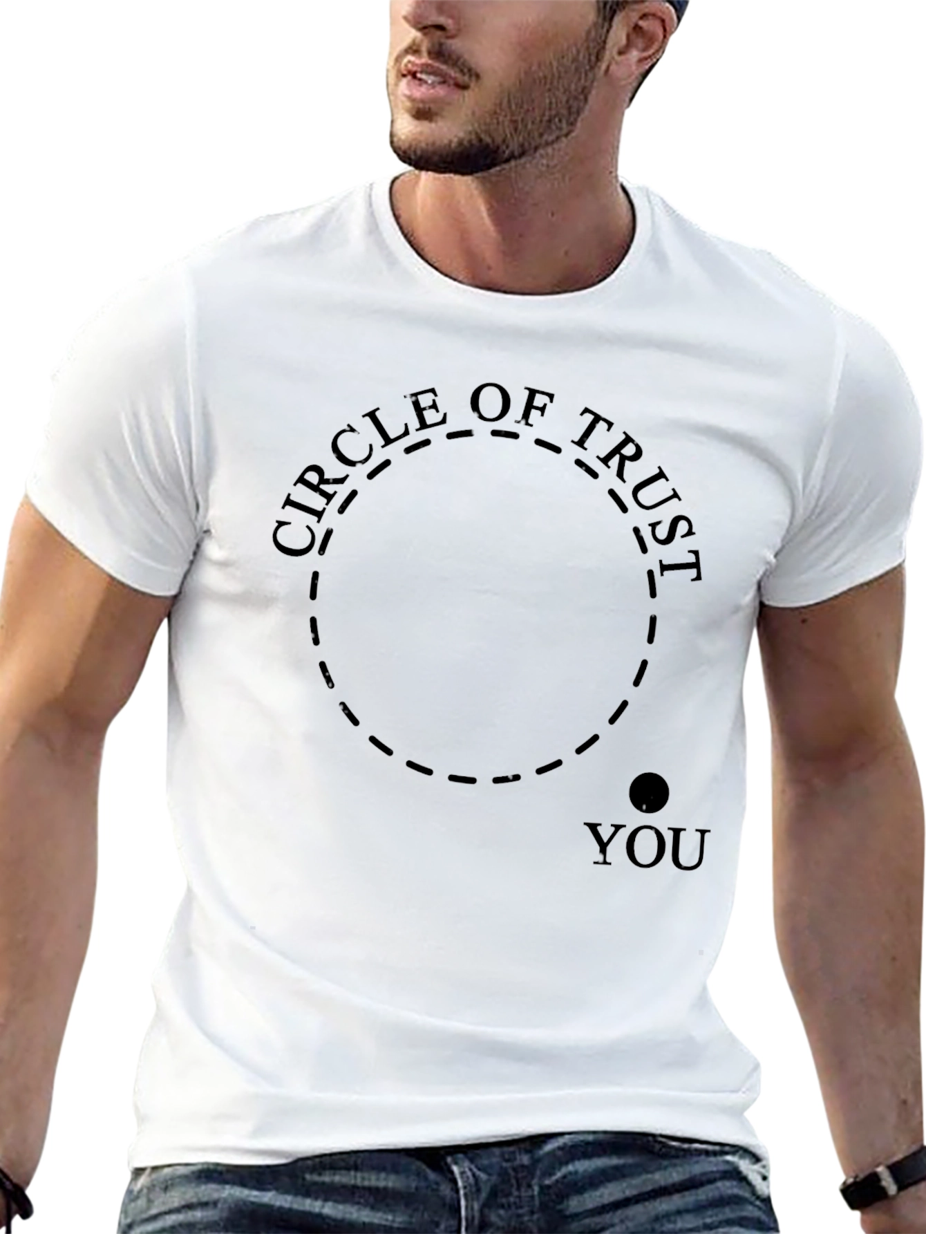 Black Circle of Trust Graphic T-Shirt view 13