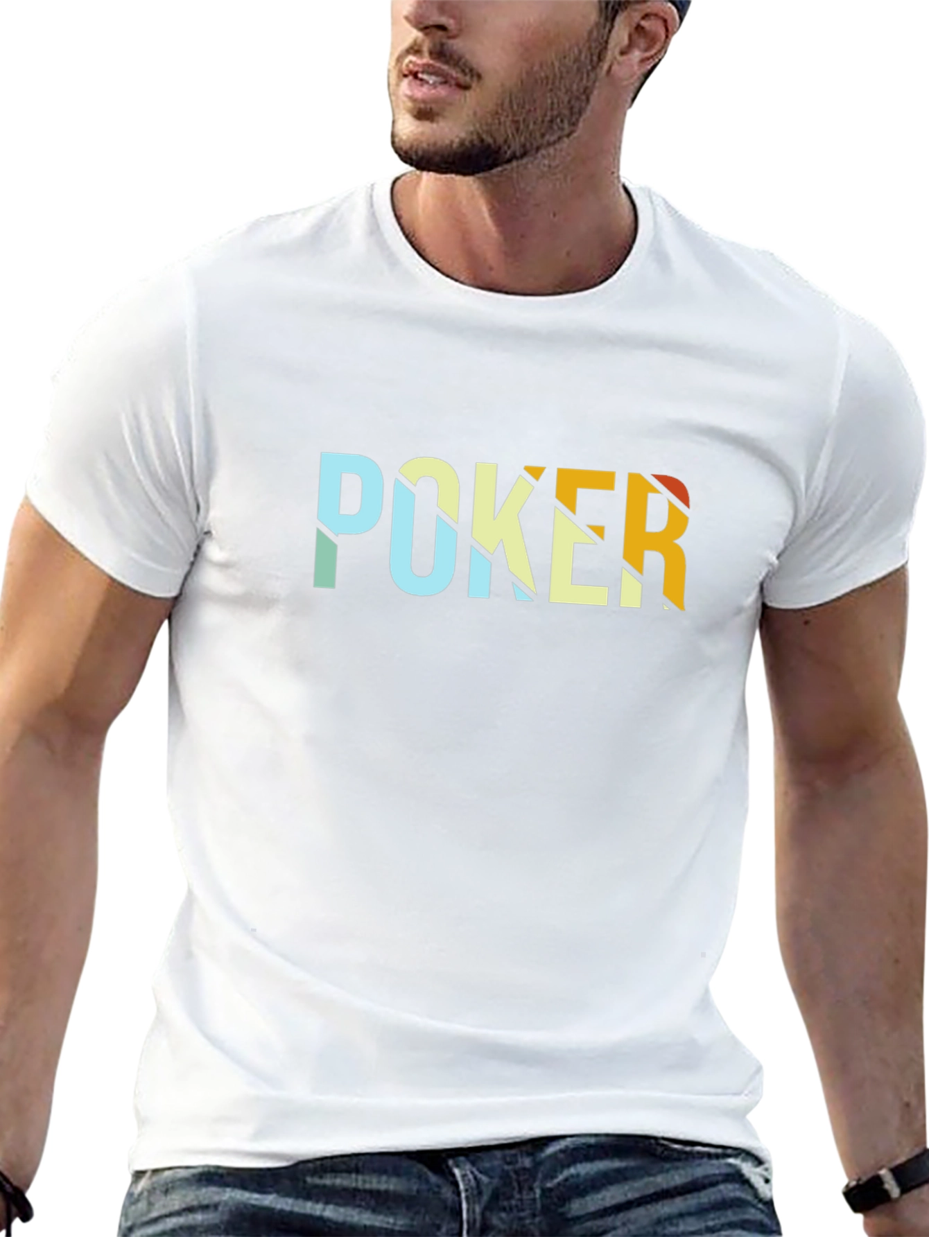 Retro Poker Graphic T-Shirt - Unique Design - 13
