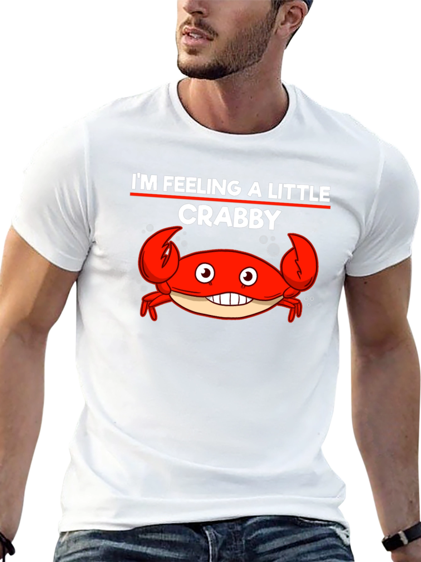 I'm Feeling A Little Crabby Funny Graphic T-Shirt - 13