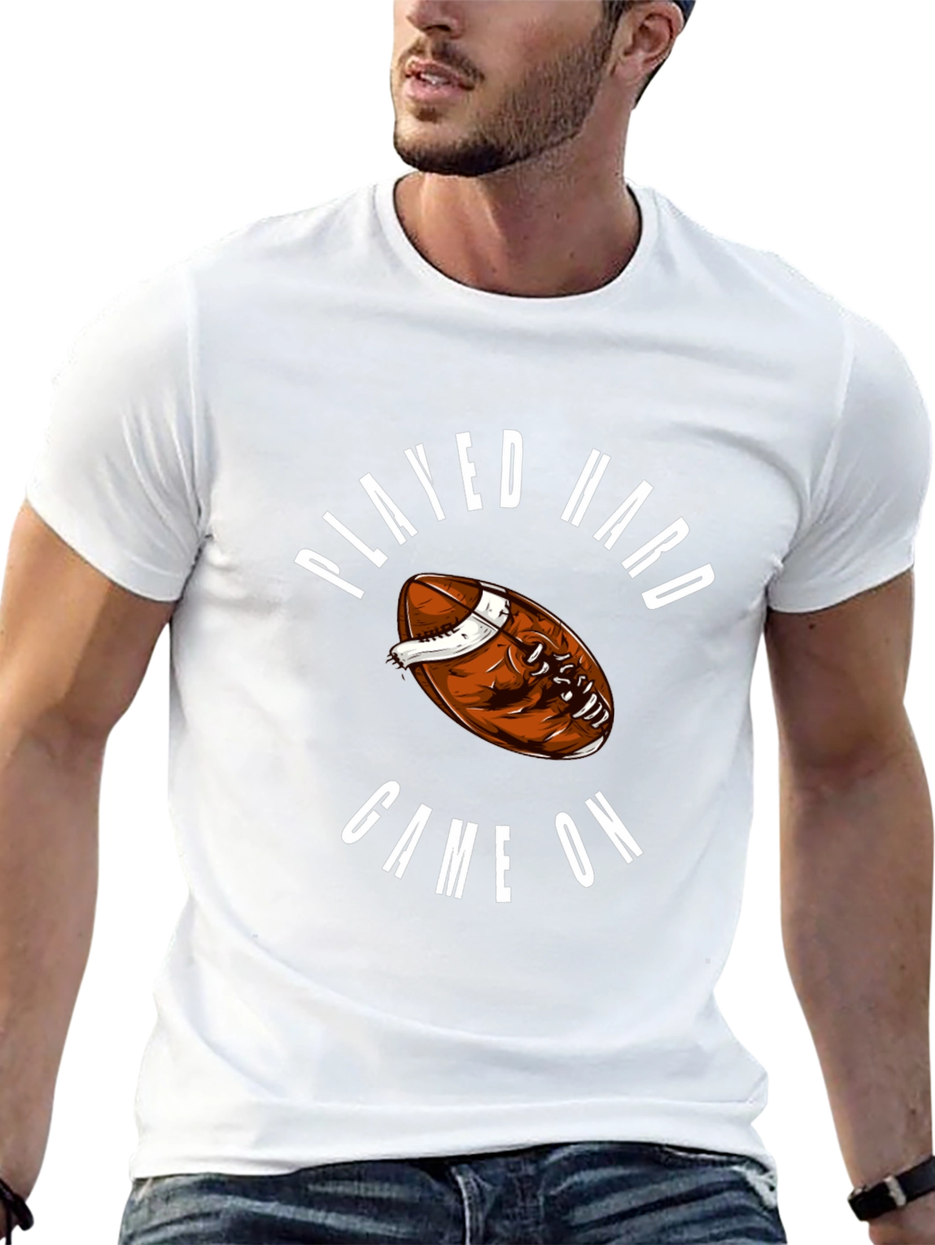 Black Played Hard Game On T-Shirt view 13