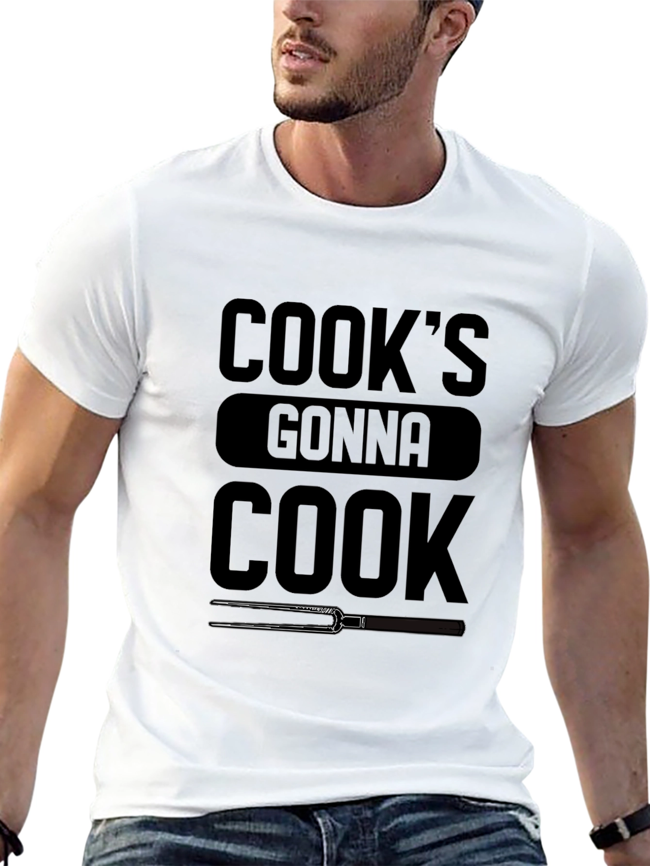 Black Cook's Gonna Cook Black T-Shirt view 13