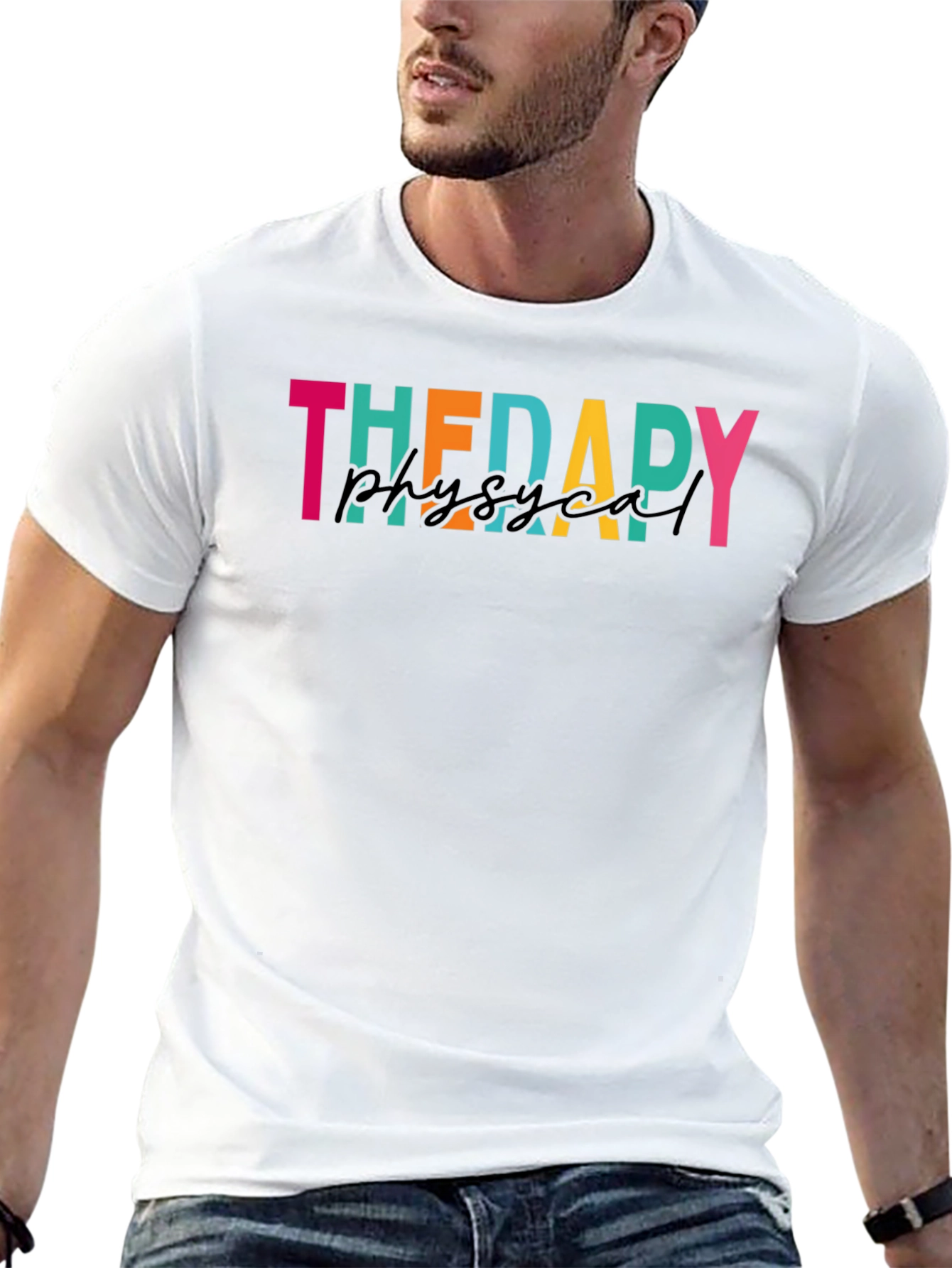 Black Therapy Physical T-Shirt - Black view 13