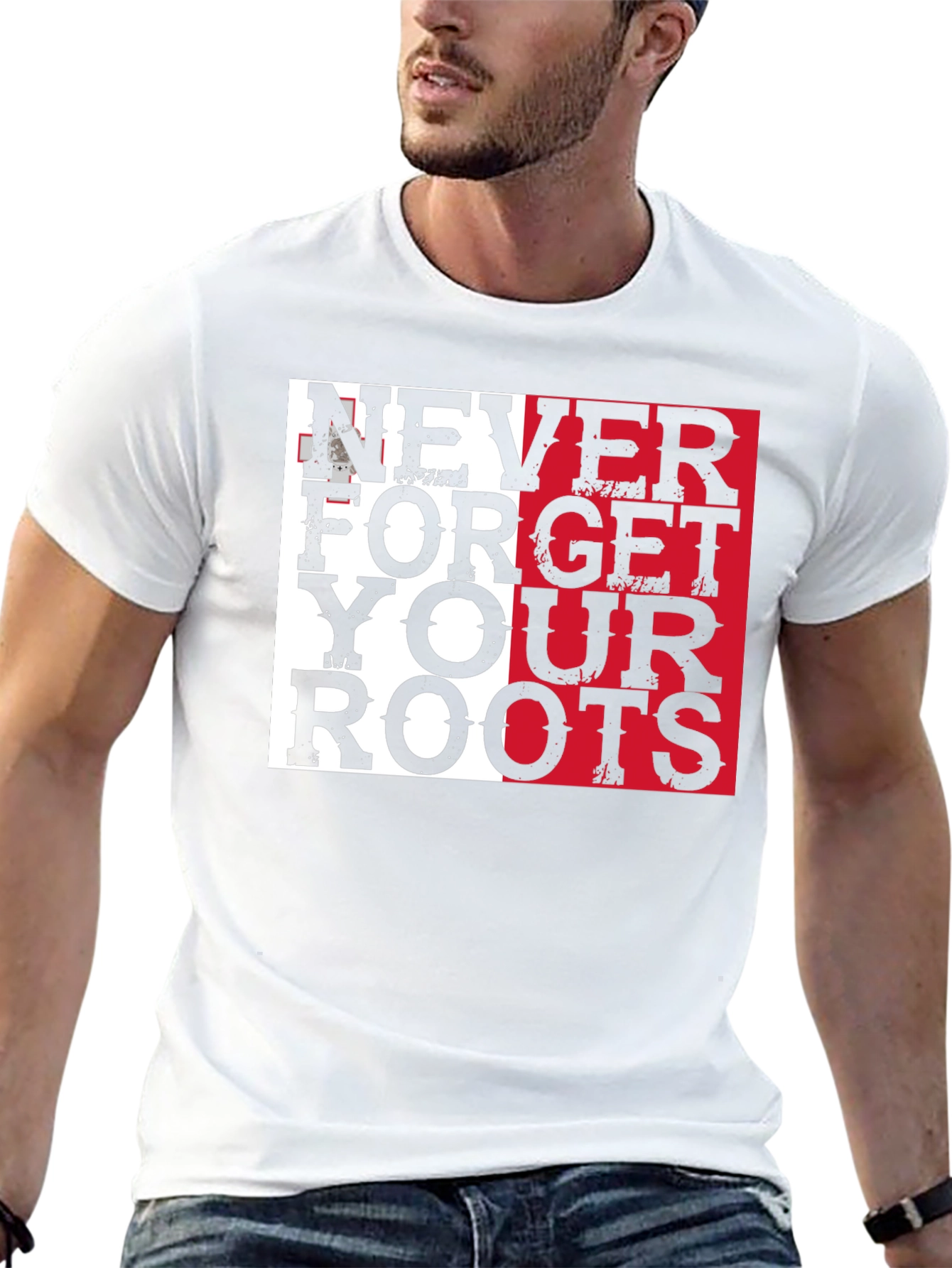 Black Never Forget Your Roots Graphic Tee view 13