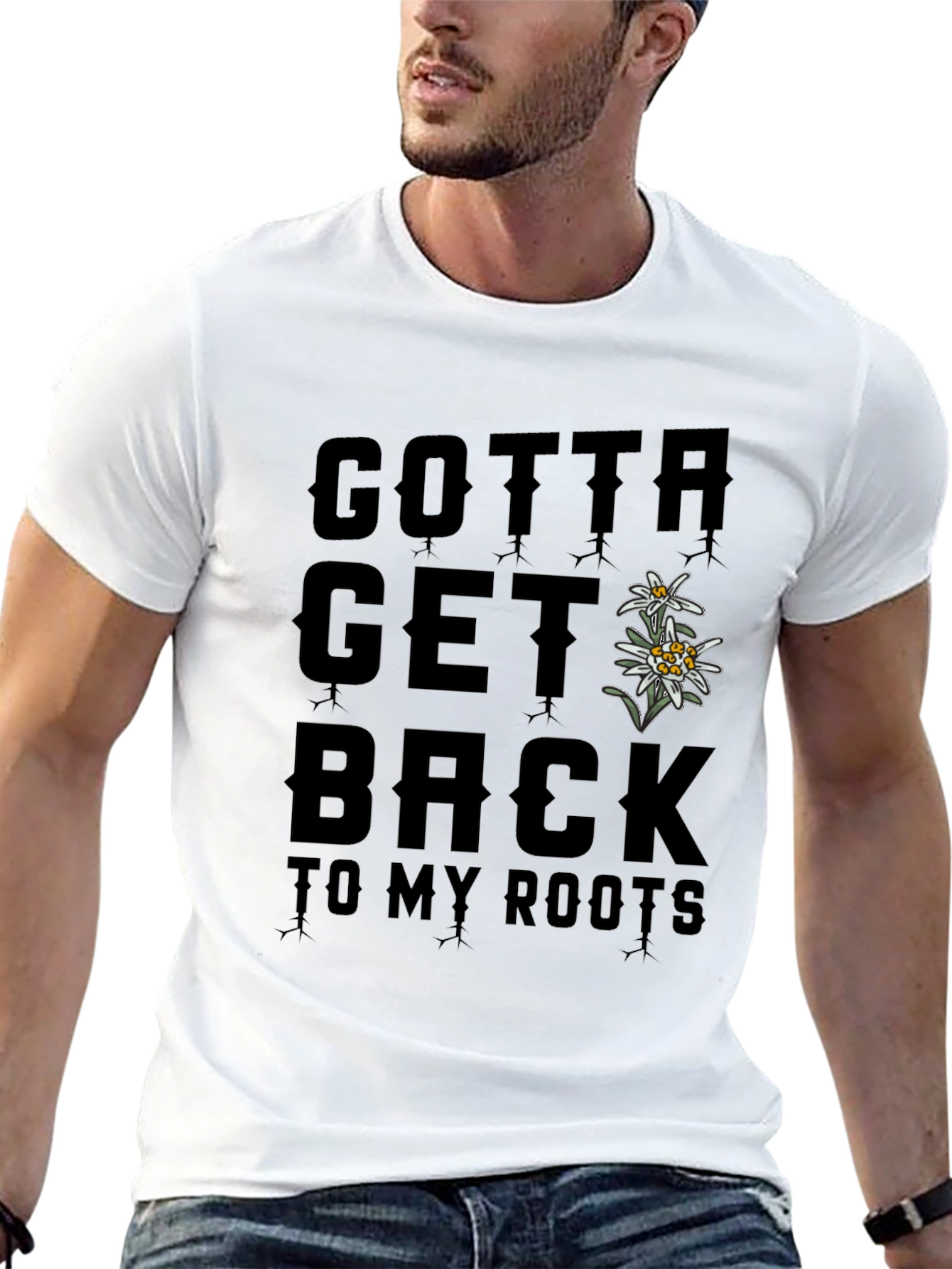 Black Gotta Get Back to My Roots T-Shirt view 13