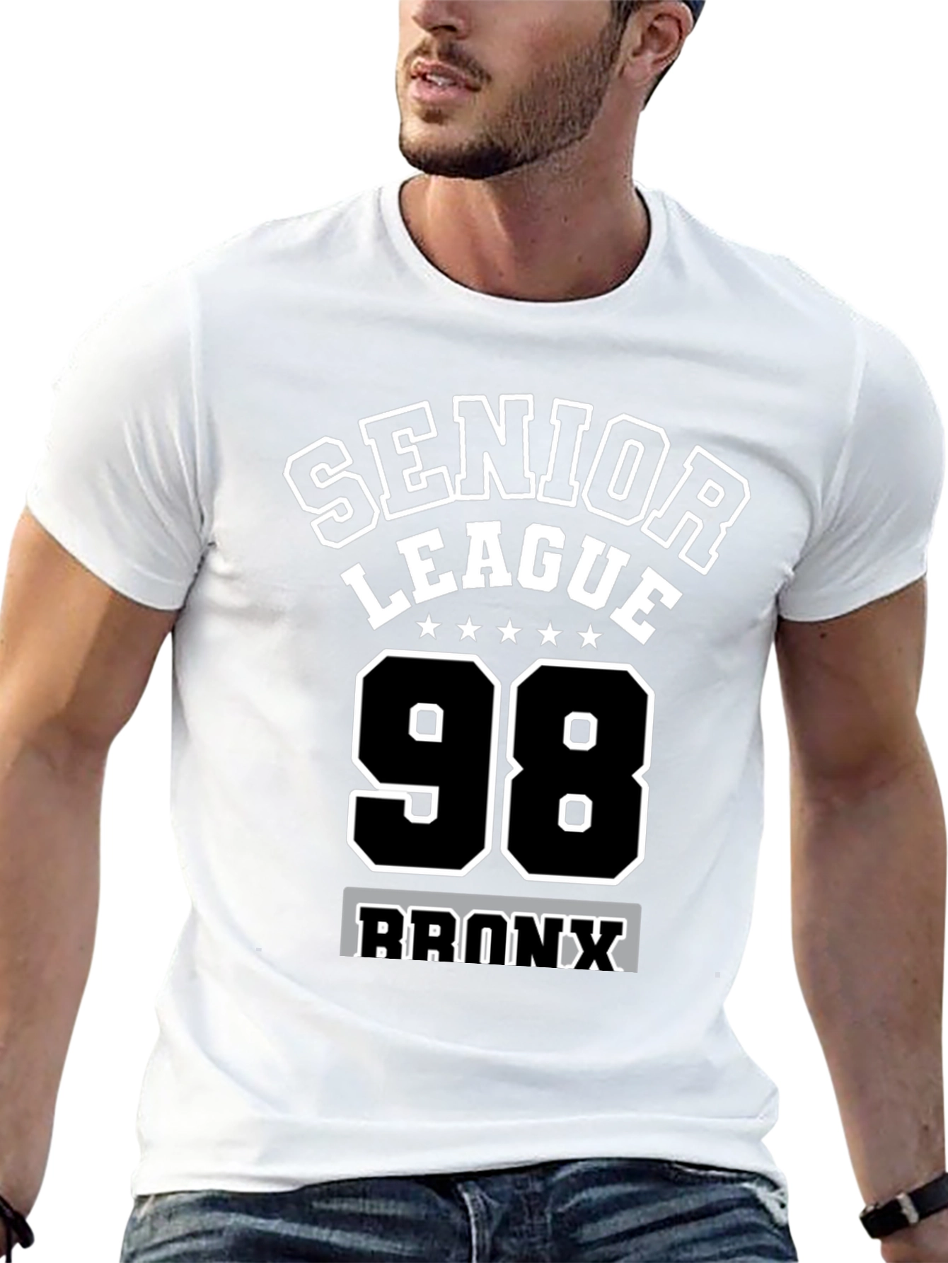 Black Senior League '98 Bronx Black T-Shirt view 13