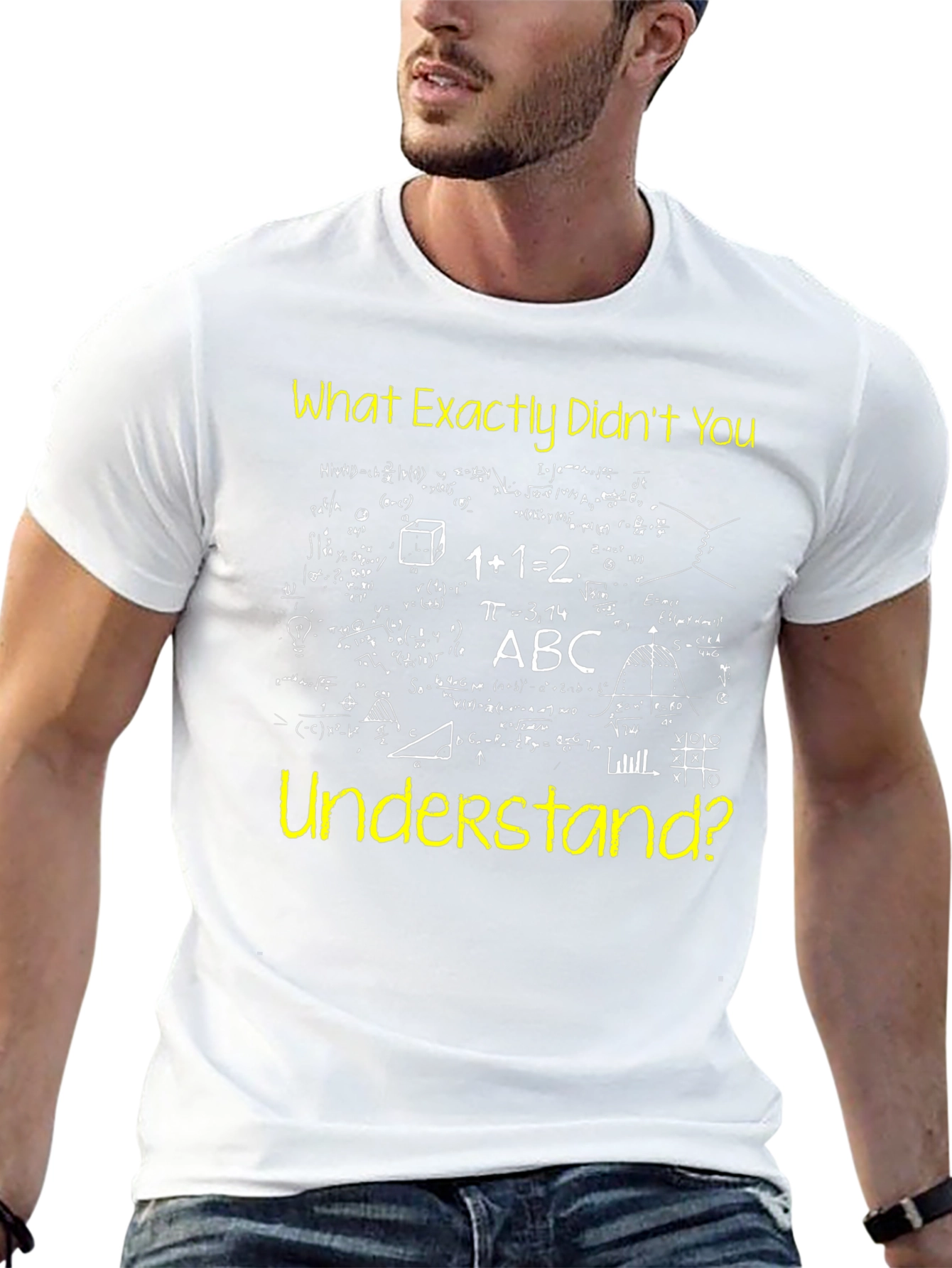 Black Math Formula T-Shirt - What Didn't You Understand? view 13