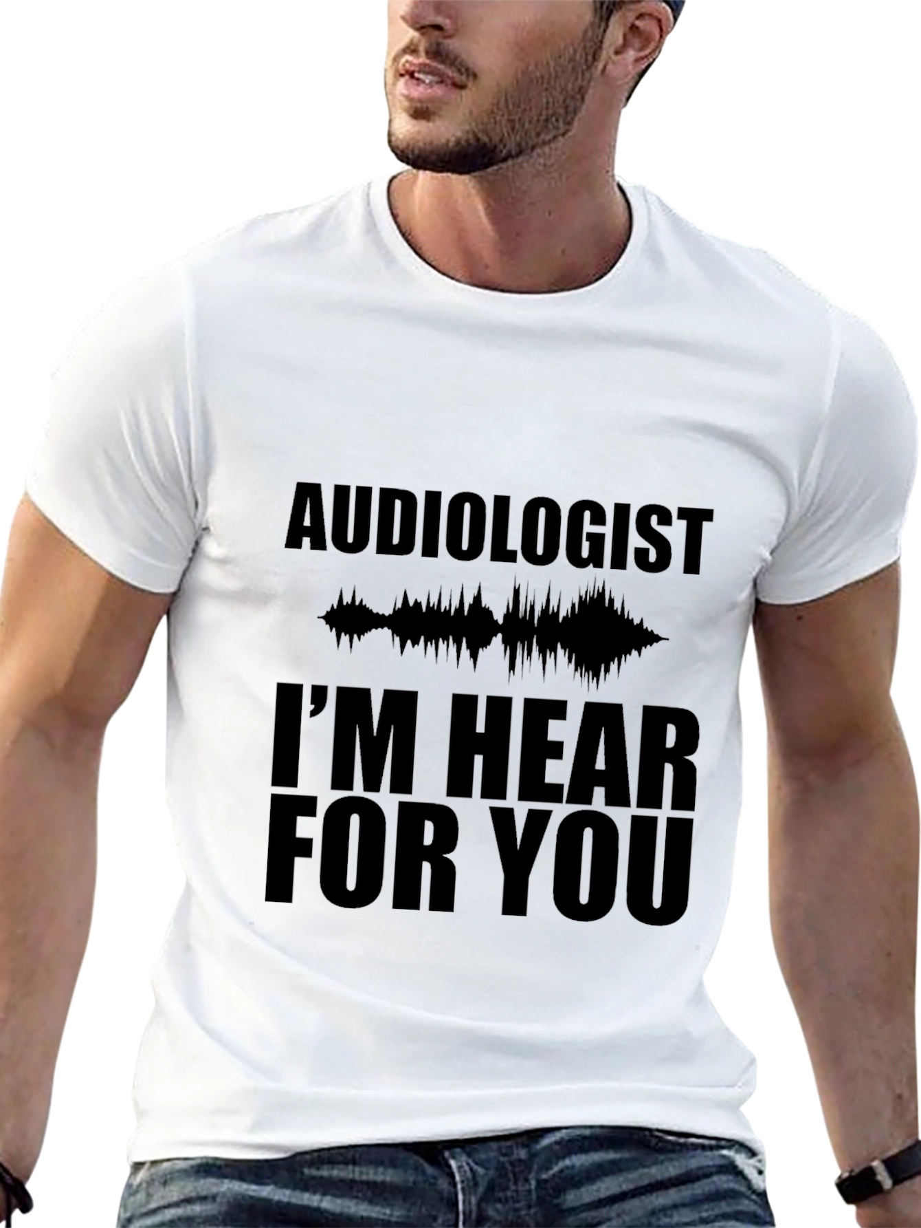 Audiologist Hear For You Black T-Shirt - 13