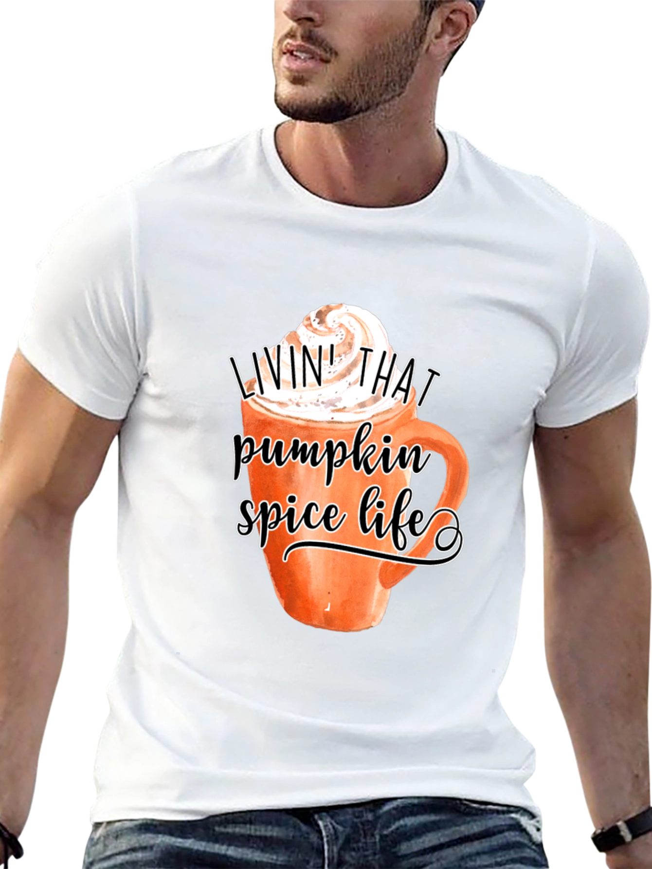 Black Pumpkin Spice Life T-Shirt view 13