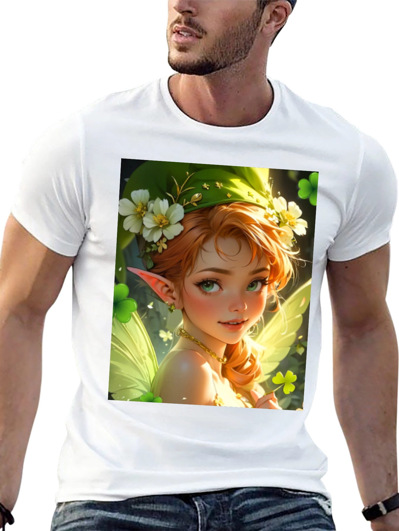 Black St. Patrick's Day Fairycore Graphic Tee view 13