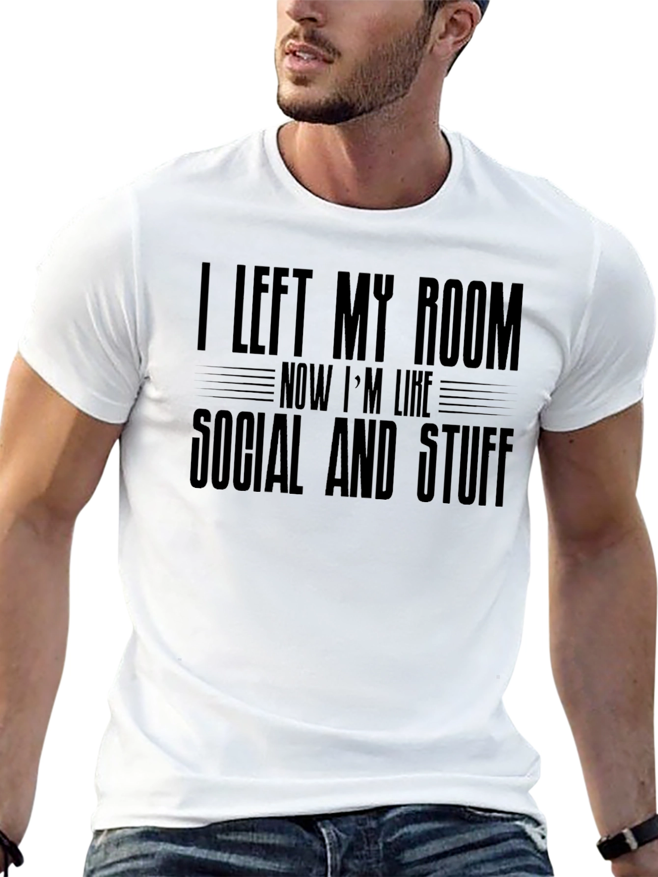 Black Social and Stuff Graphic Tee view 13