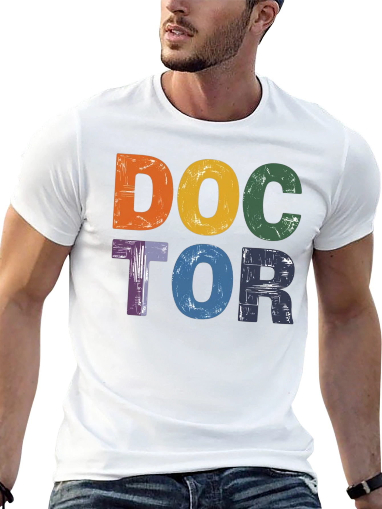 Black Doctor Colorful Graphic Tee view 13