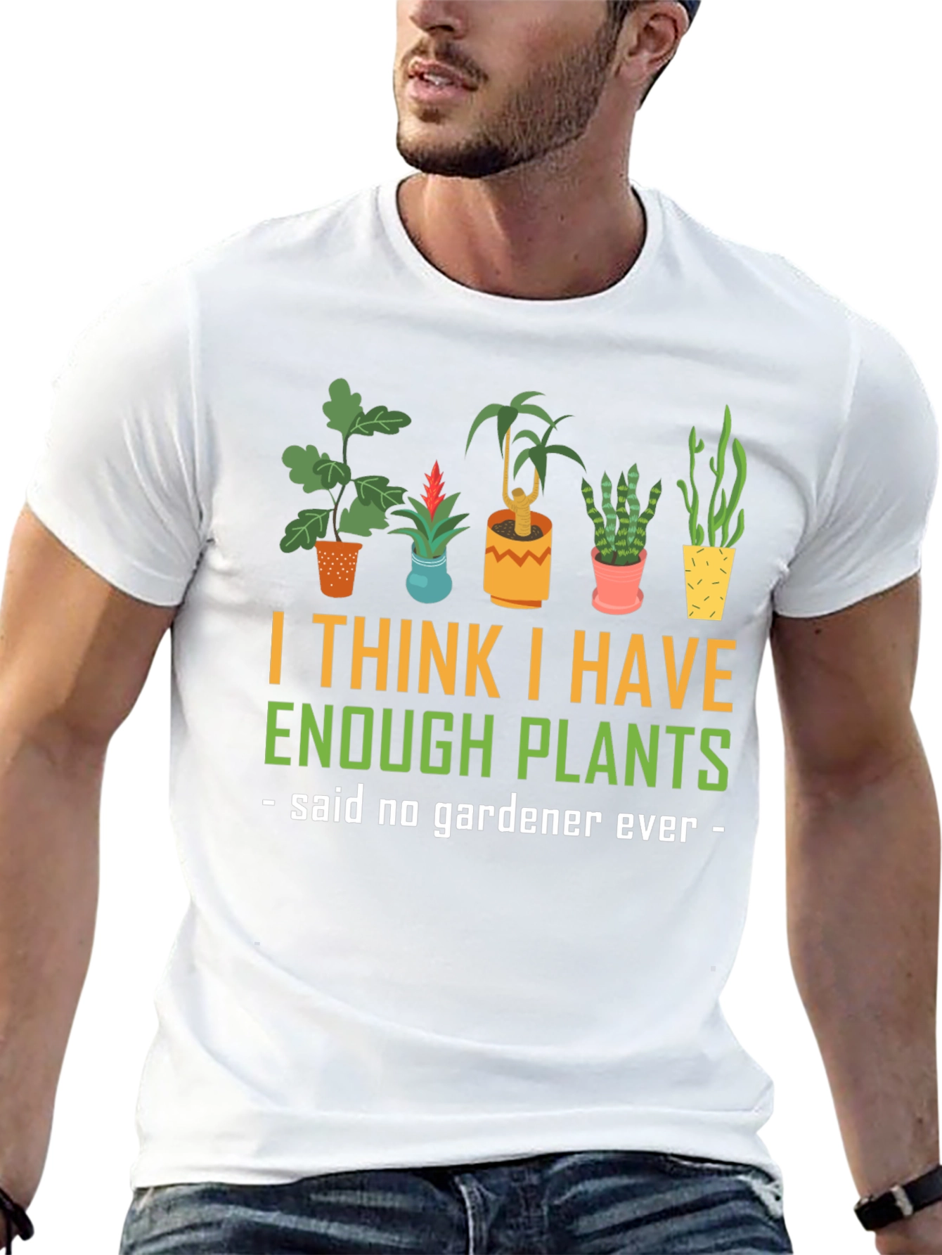 Black Funny Gardener Plant Lover T-Shirt view 13