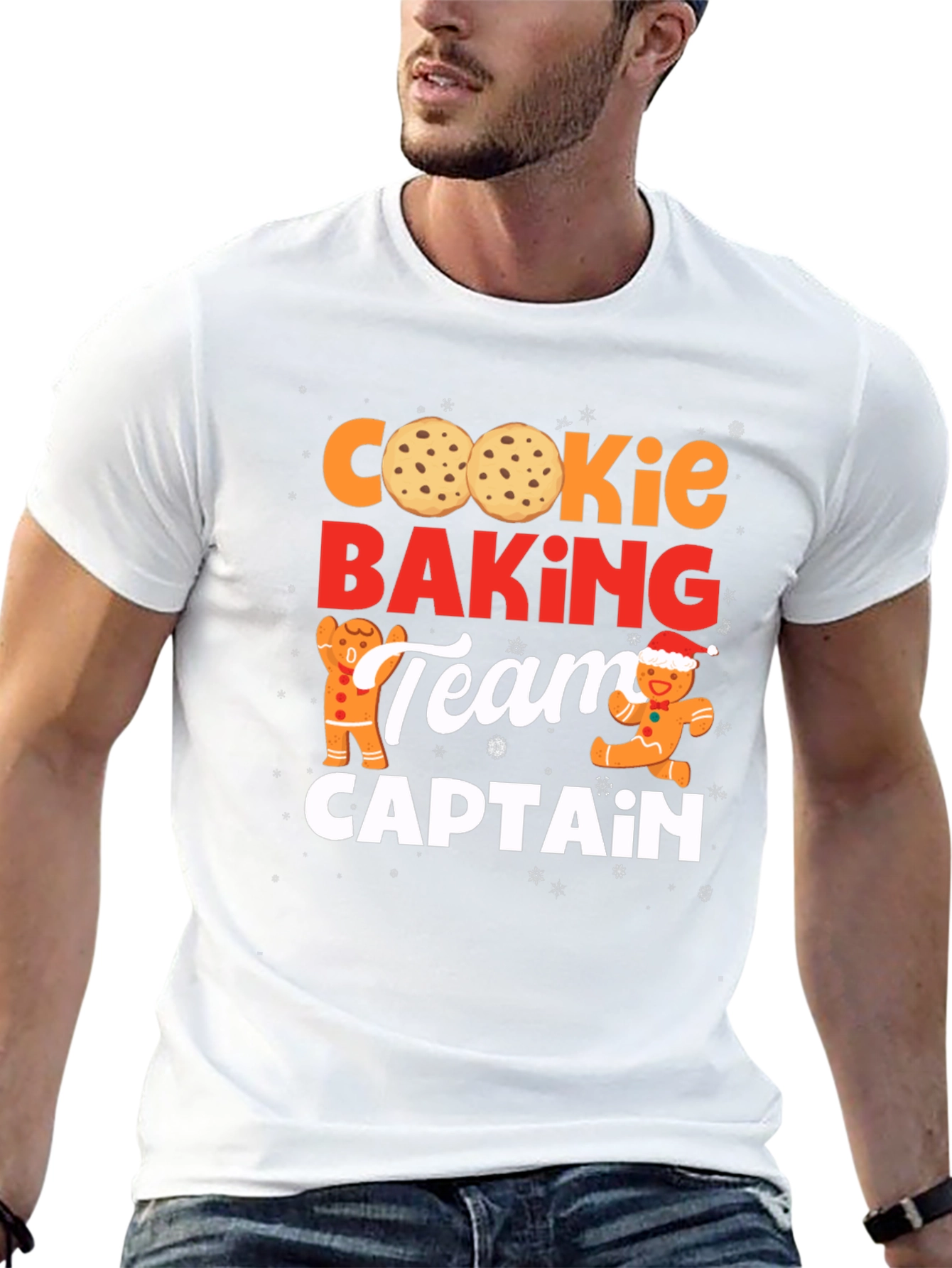 Black Cookie Baking Team Captain T-Shirt view 13