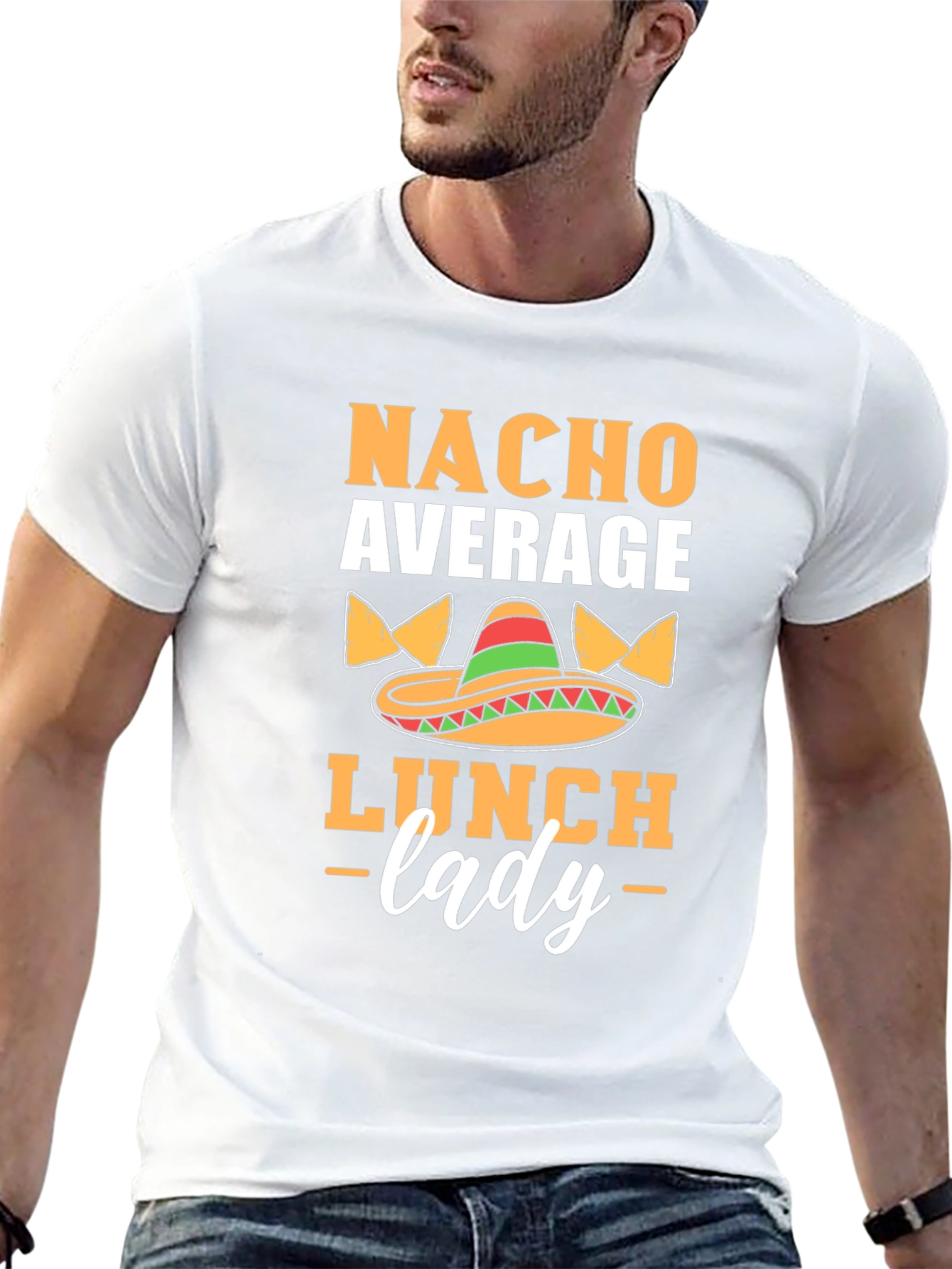 Black Nacho Average Lunch Lady Graphic T-Shirt view 13