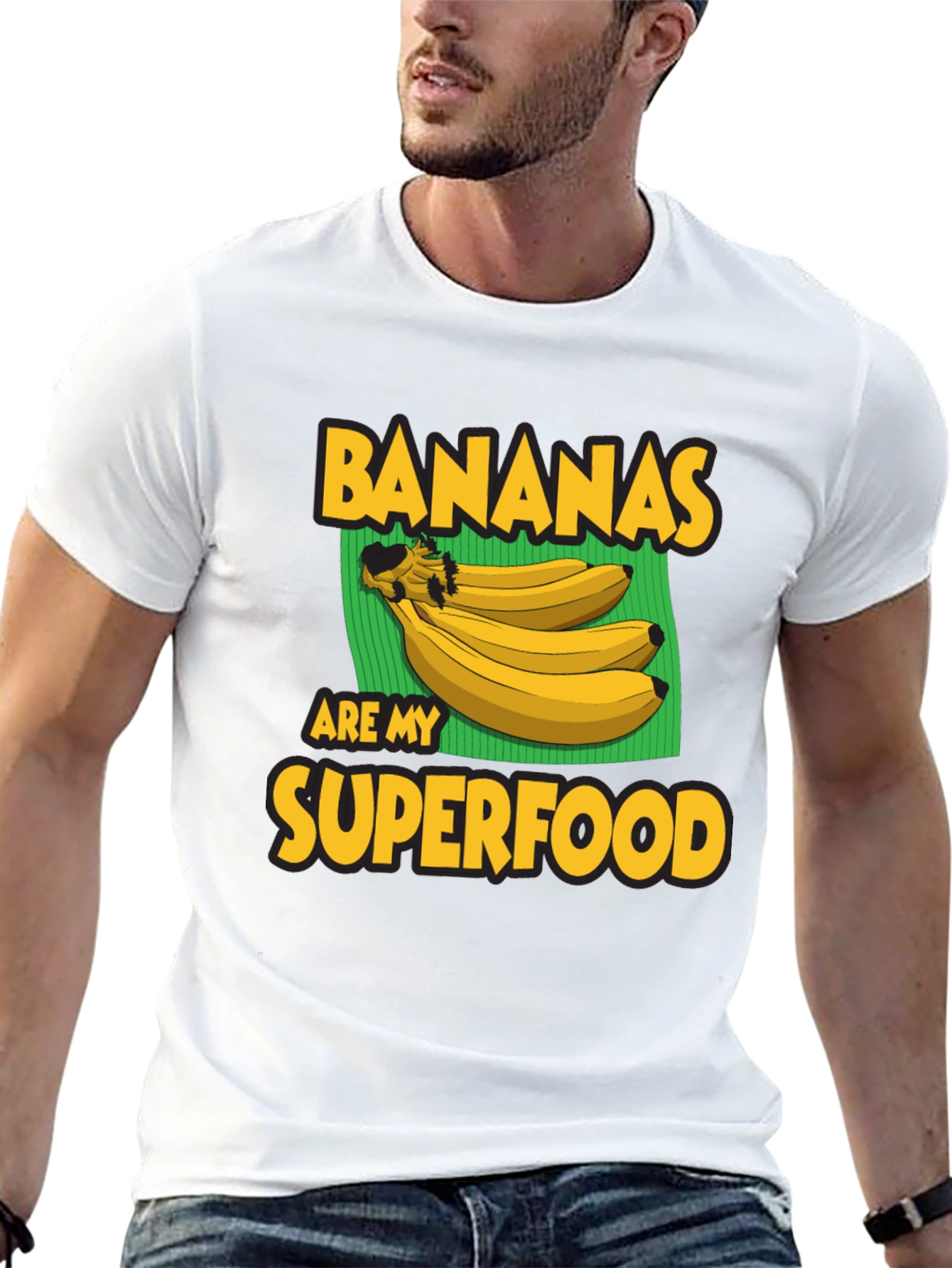Black Banana Superfood Graphic Tee - Black T-Shirt view 13