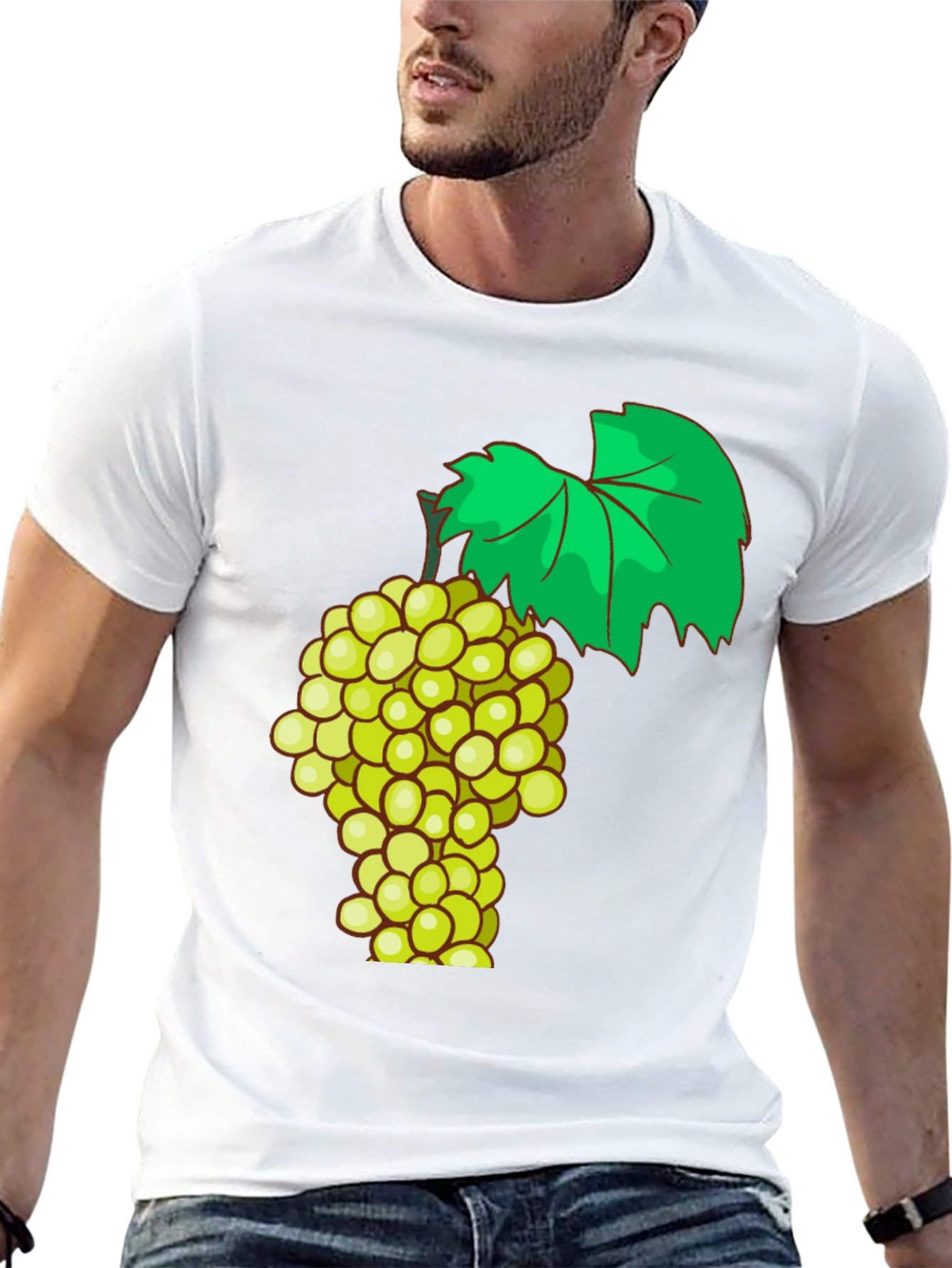 Black Grape Graphic T-Shirt - Fruit Lover's Tee view 13