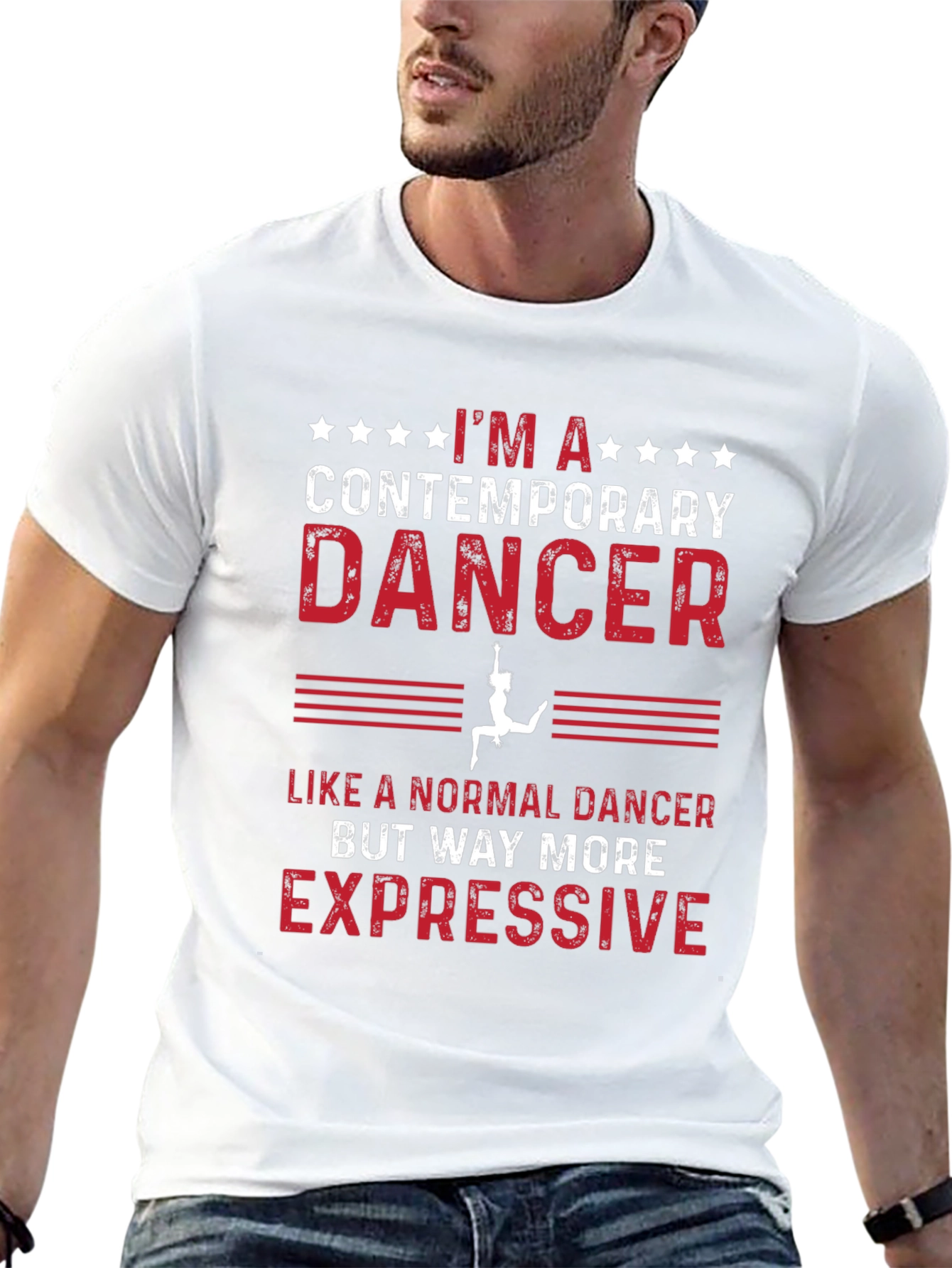 Contemporary Dancer Graphic T-Shirt - Expressive Style - 13