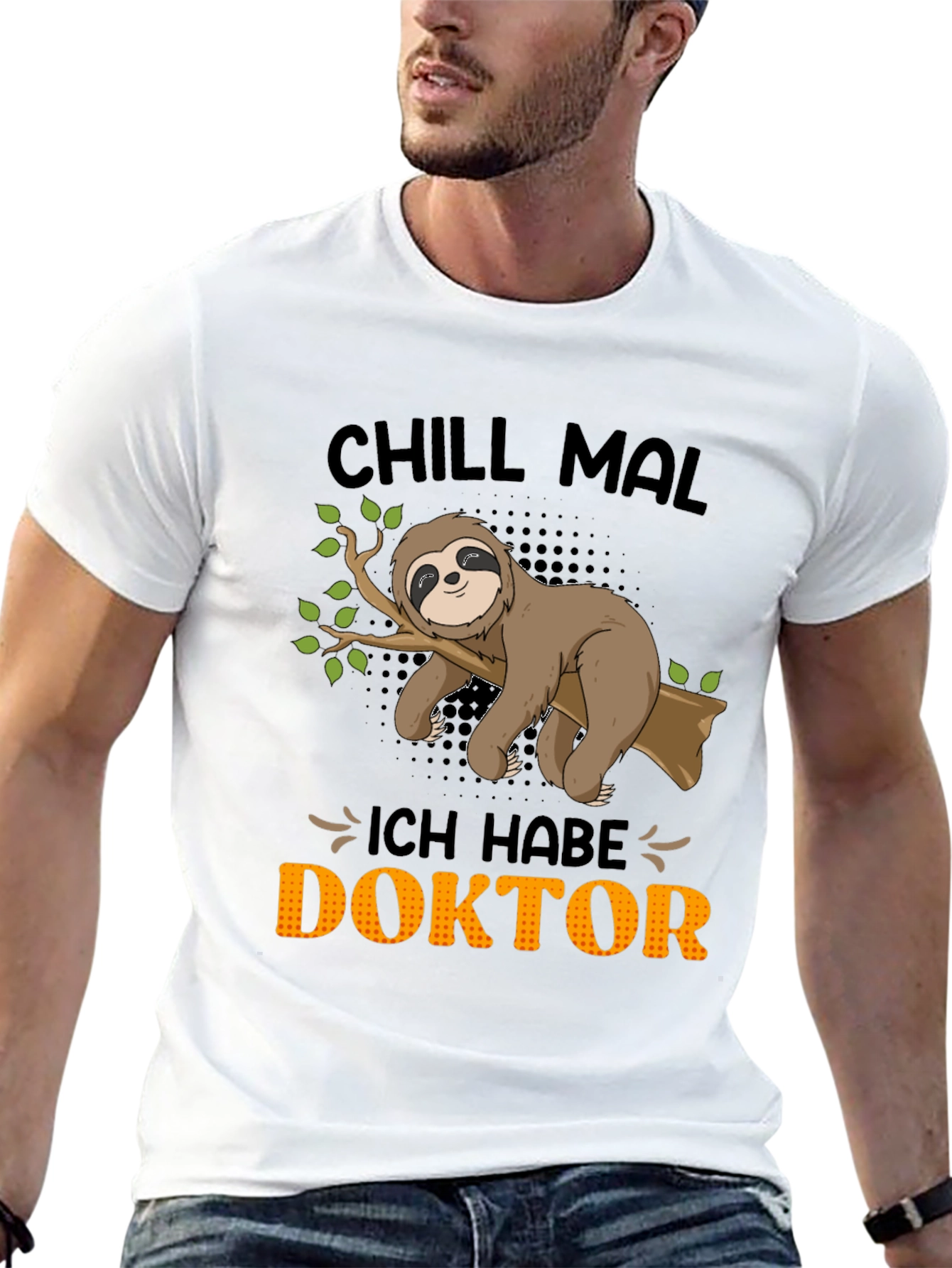 Chill Mal Doktor Sloth Tee - Relax in Style! - 13