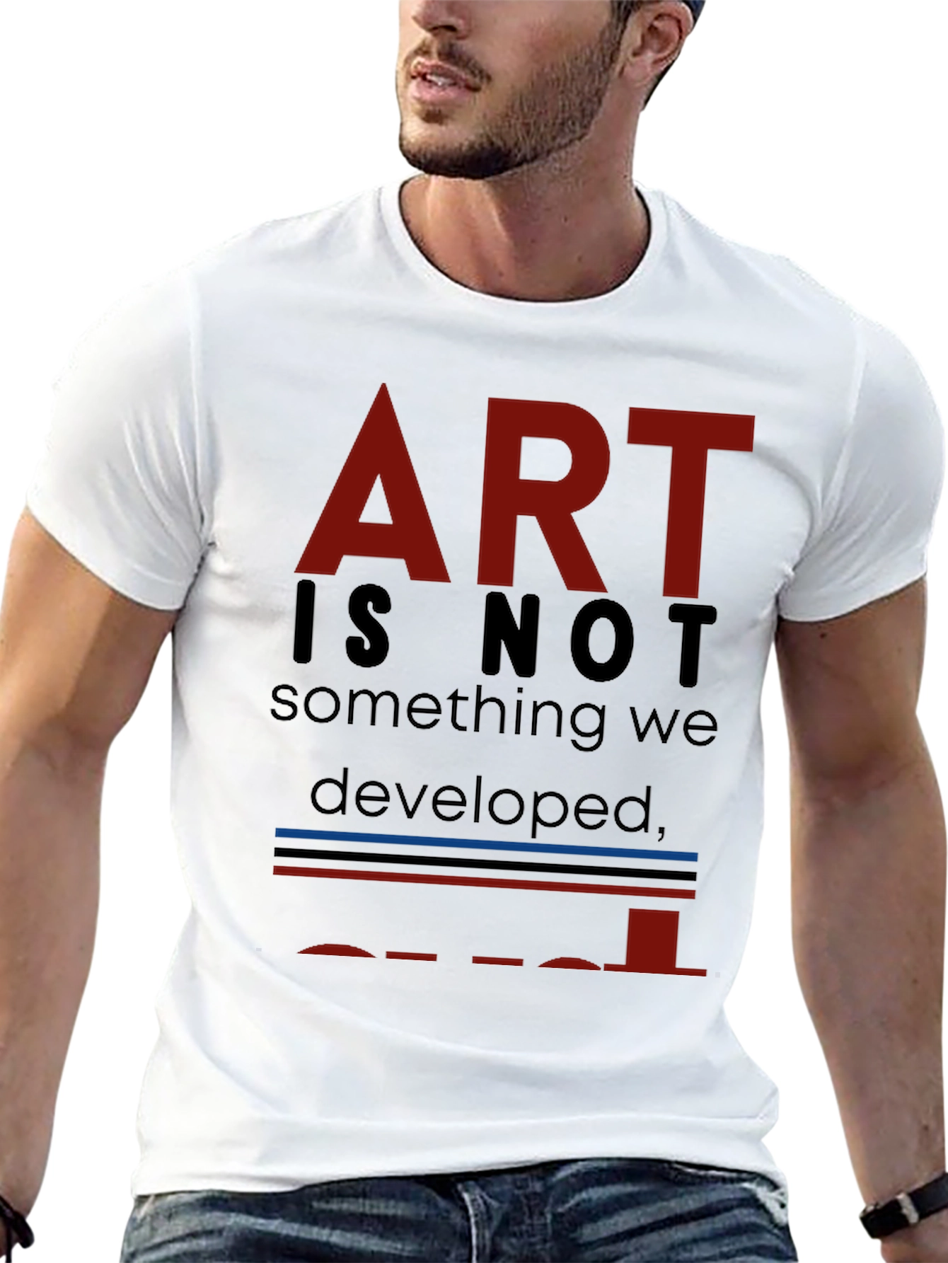 Black Art is Not... T-Shirt - Unique Artistic Statement view 13