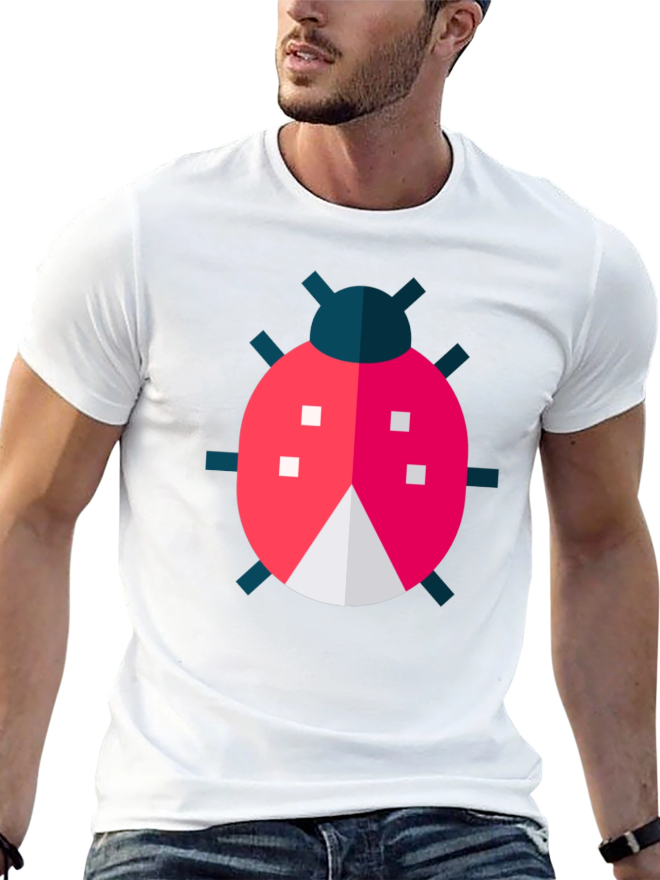Black Ladybug Graphic T-Shirt - Fun & Stylish view 13