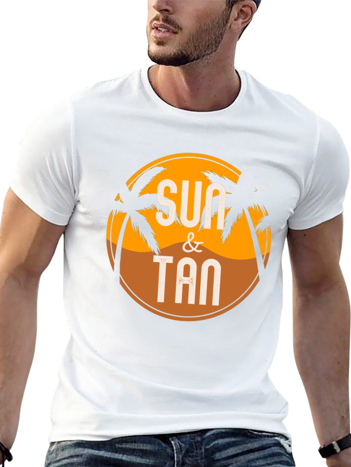 Black Sun & Tan Graphic T-Shirt view 13