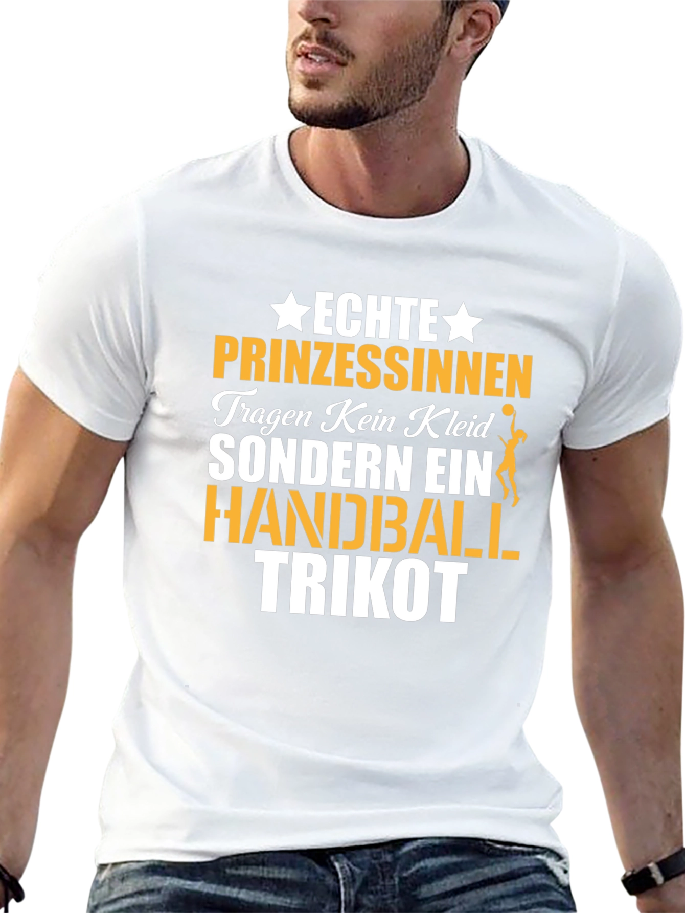 Black Handball Princess T-Shirt - Funny German Slogan Tee view 13