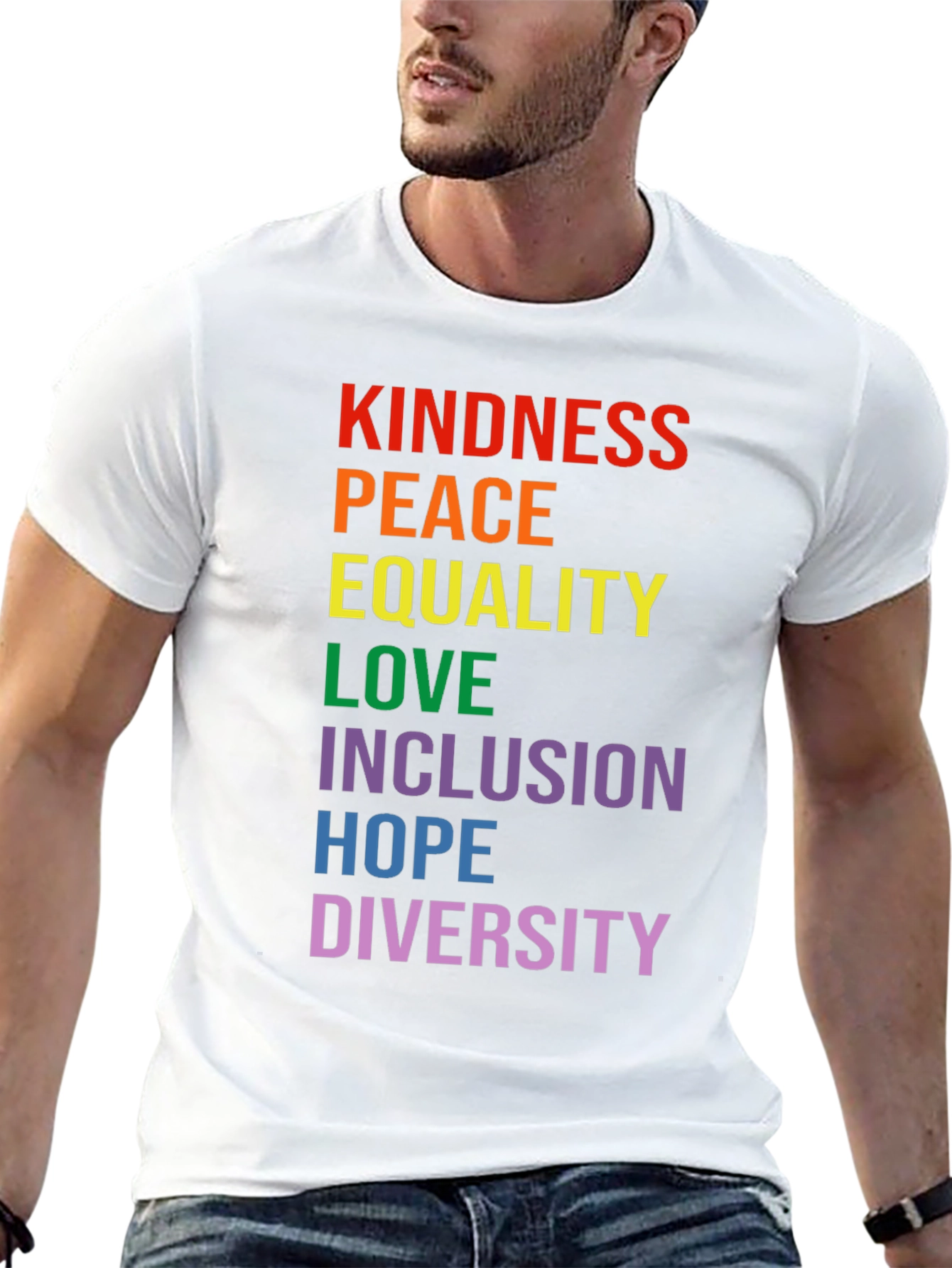 Kindness Peace Love Equality T-Shirt - 13